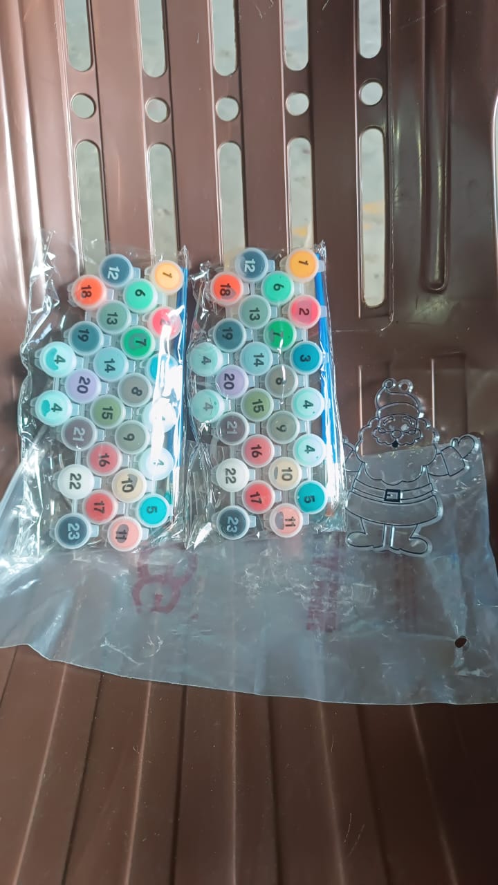 Paint By Number Kits 2 Set 24 Number Color 6 Paint Brushes (2 Set) - Happy Price - Image 7