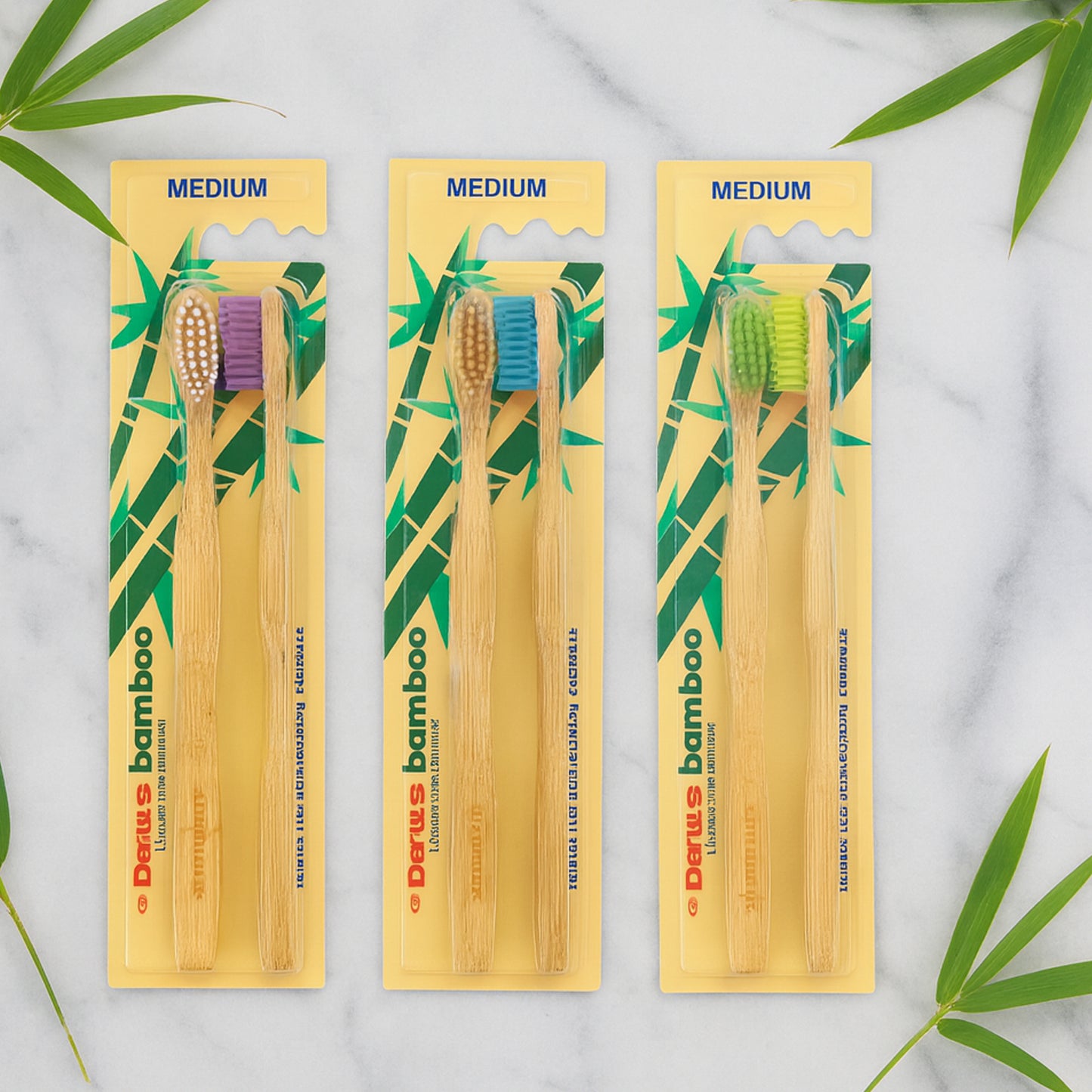 Bamboo Toothbrush Twin Pack - 24 Pieces Bulk Set - Happy Price - Image 7