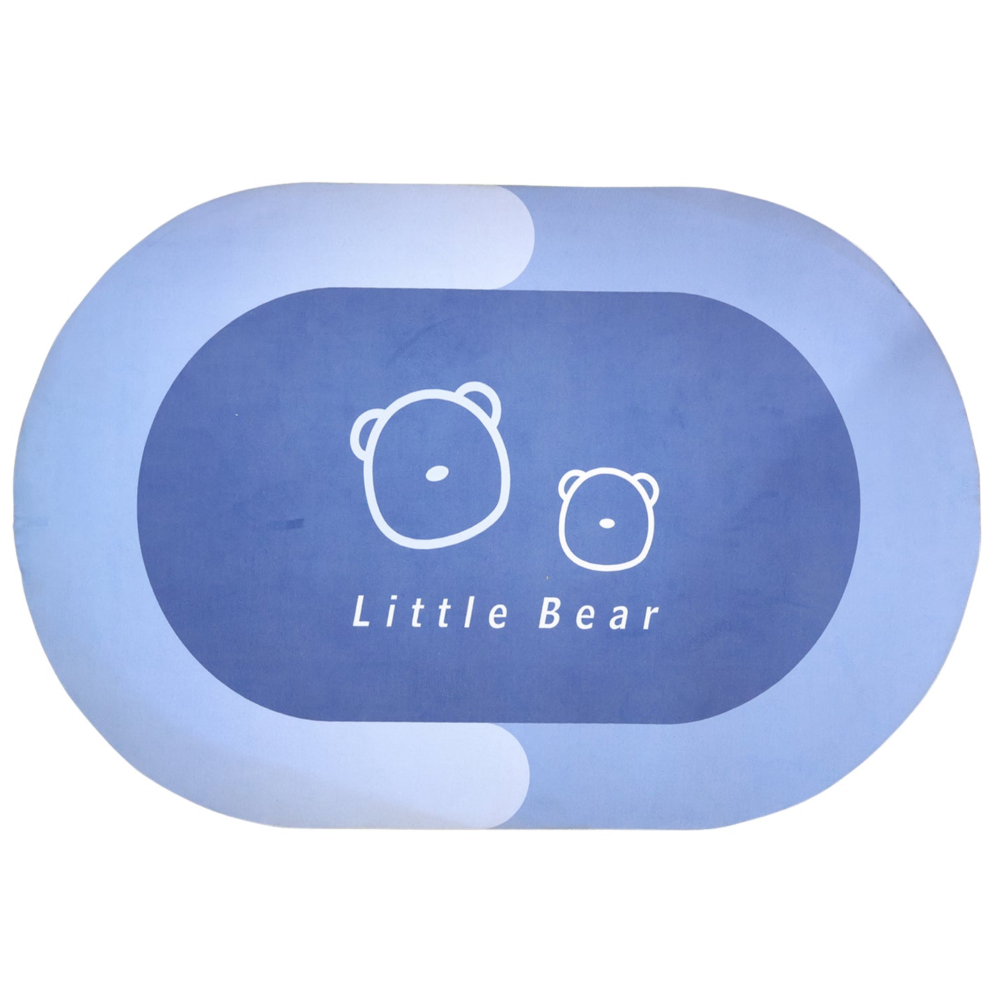 Cute Little Bear Print Soft Bath Mat | Non-Slip Floor Rug | 118x79 Cm | 1 Pc - Great Price - Image 4