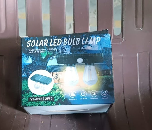 Solar Double Led Bulb Lamp Yt-819- 2w (1 Pc) - Happy Price - Image 6