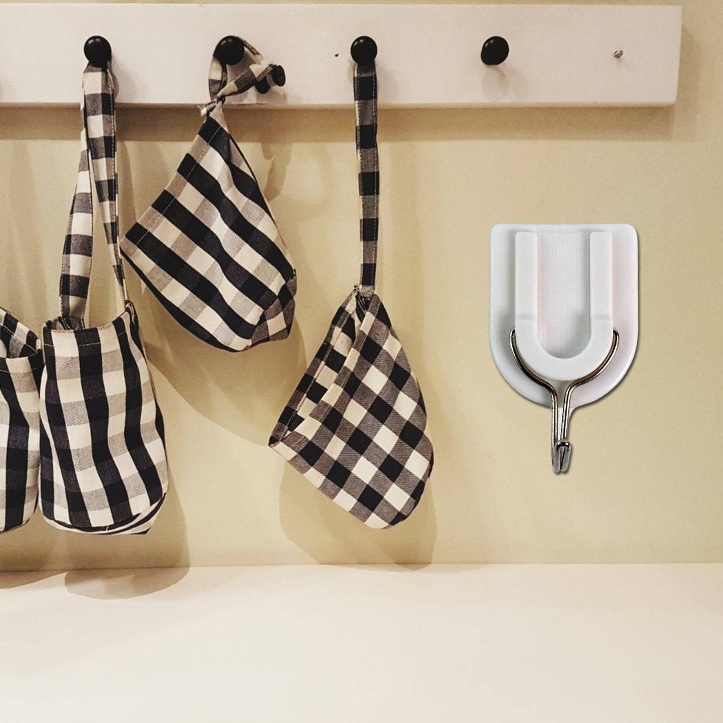 Strong Stainless Steel Adhesive Wall Hooks for Home & Office - Happy Price - Image 4