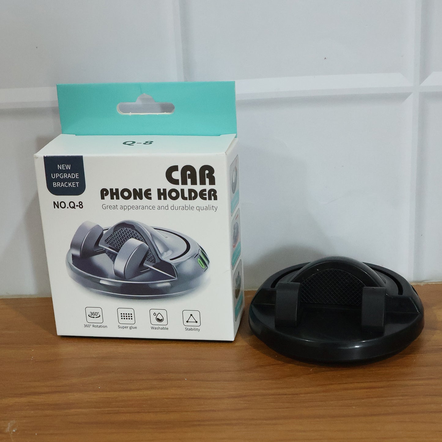 360° Rotating Anti-Slip Car Dashboard Phone Mount with Parking Number Display (1 Pc) - Happy Price - Image 7