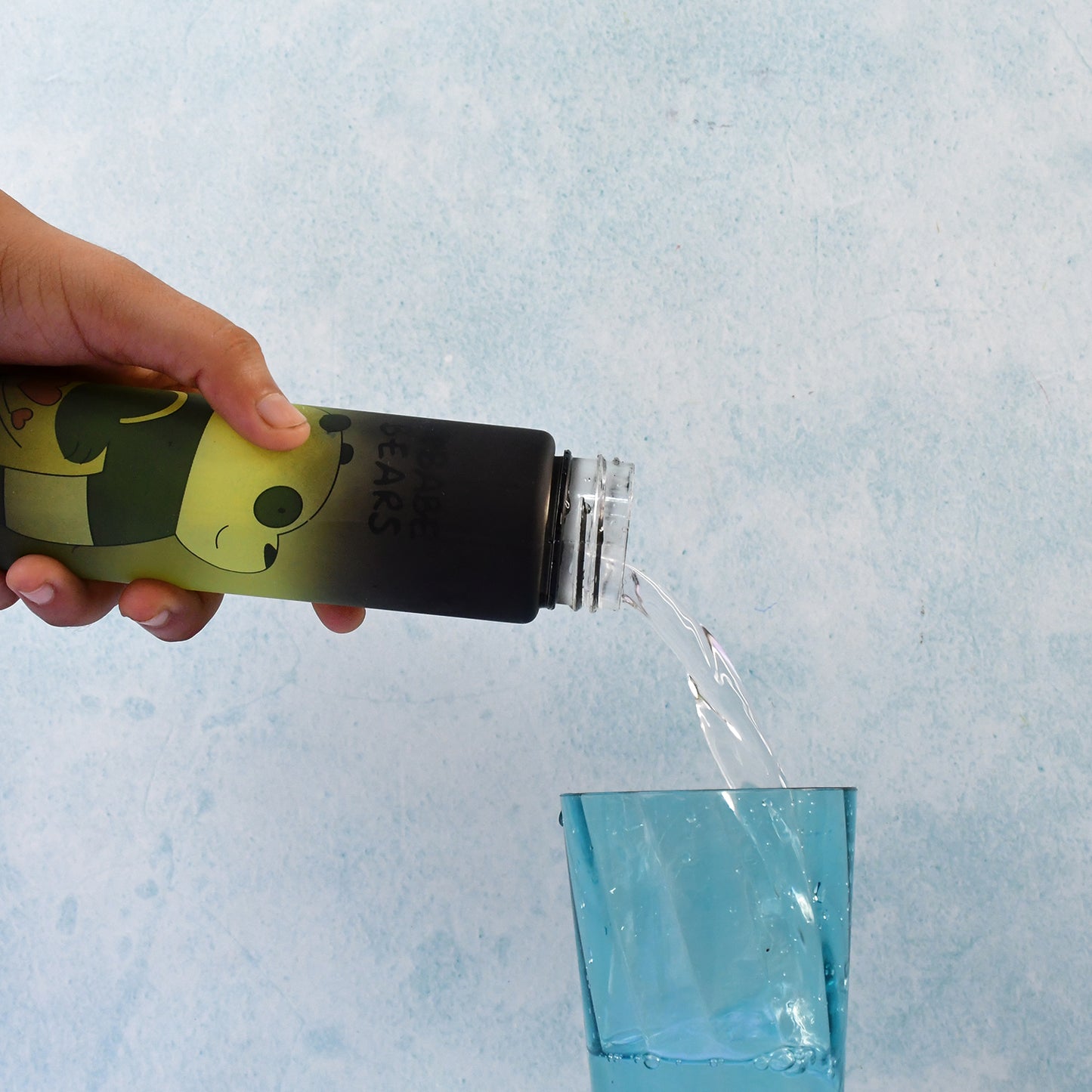 Cute Cartoon Plastic Water Bottle - 300 ML, Leakproof, Portable - Happy Price - Image 5