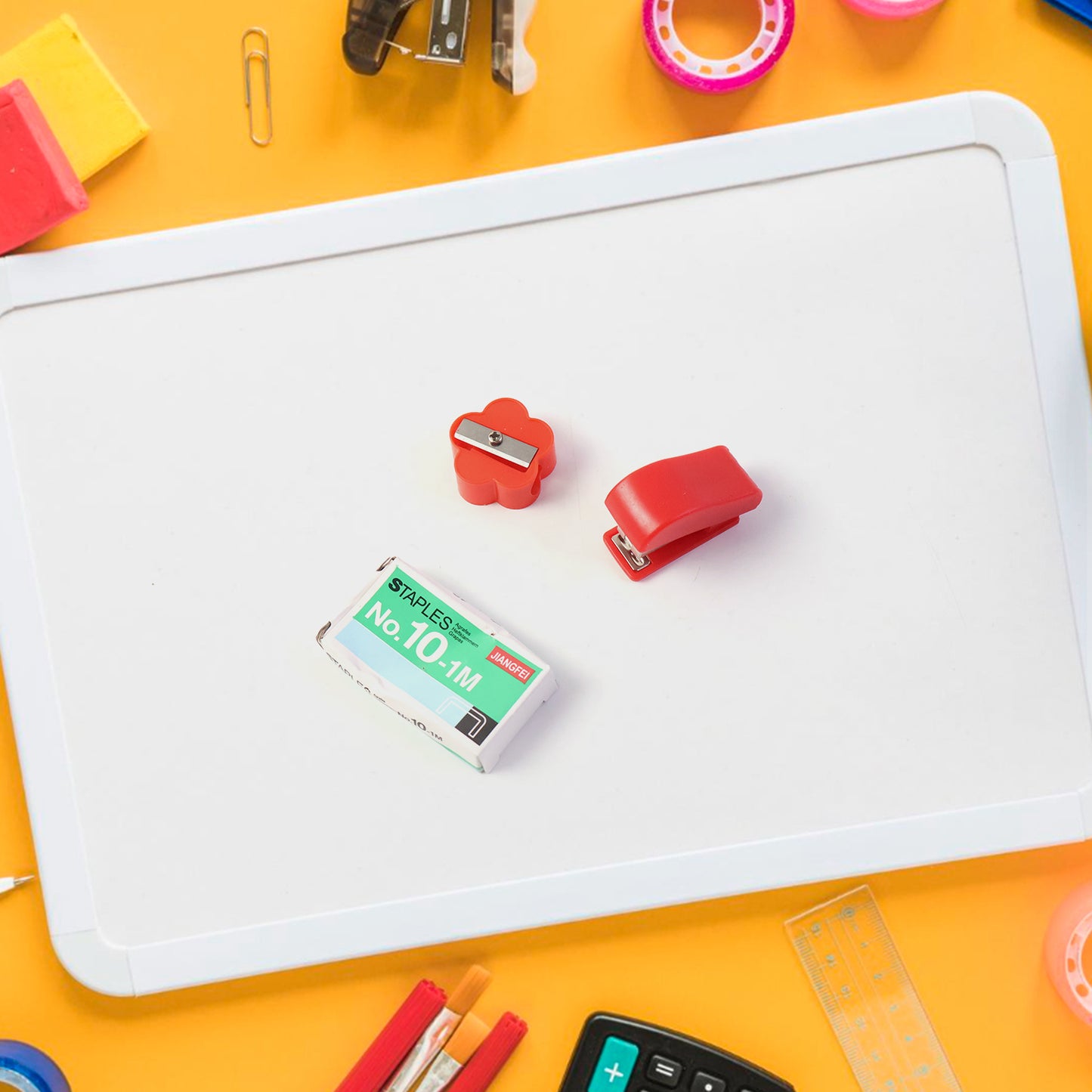 6-in-1 Mini Stationery Kit for Students - Essential School & Office Combo - Happy Price - Image 3