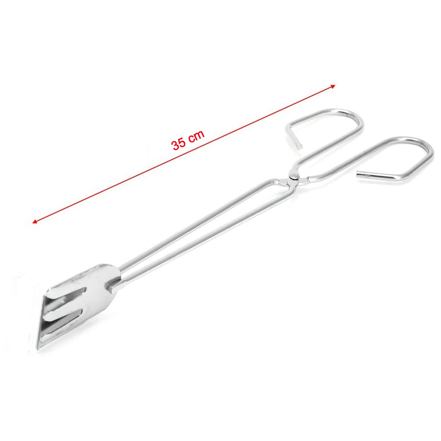 Durable Metal Tongs for Grilling, Serving, and Handling Hot Coals - Happy Price - Image 4