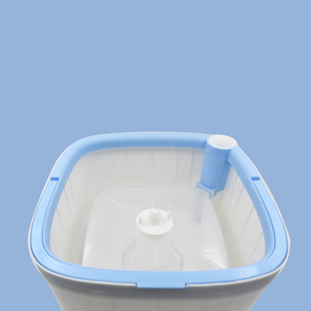 Round Shape Mop Head With 1 Pad Extra Clean Water Spin Mop With Separate Water Bucket Suitable For All Types Of Flooring Separates Dirty And Clean Water Wet - Happy Price - Image 7