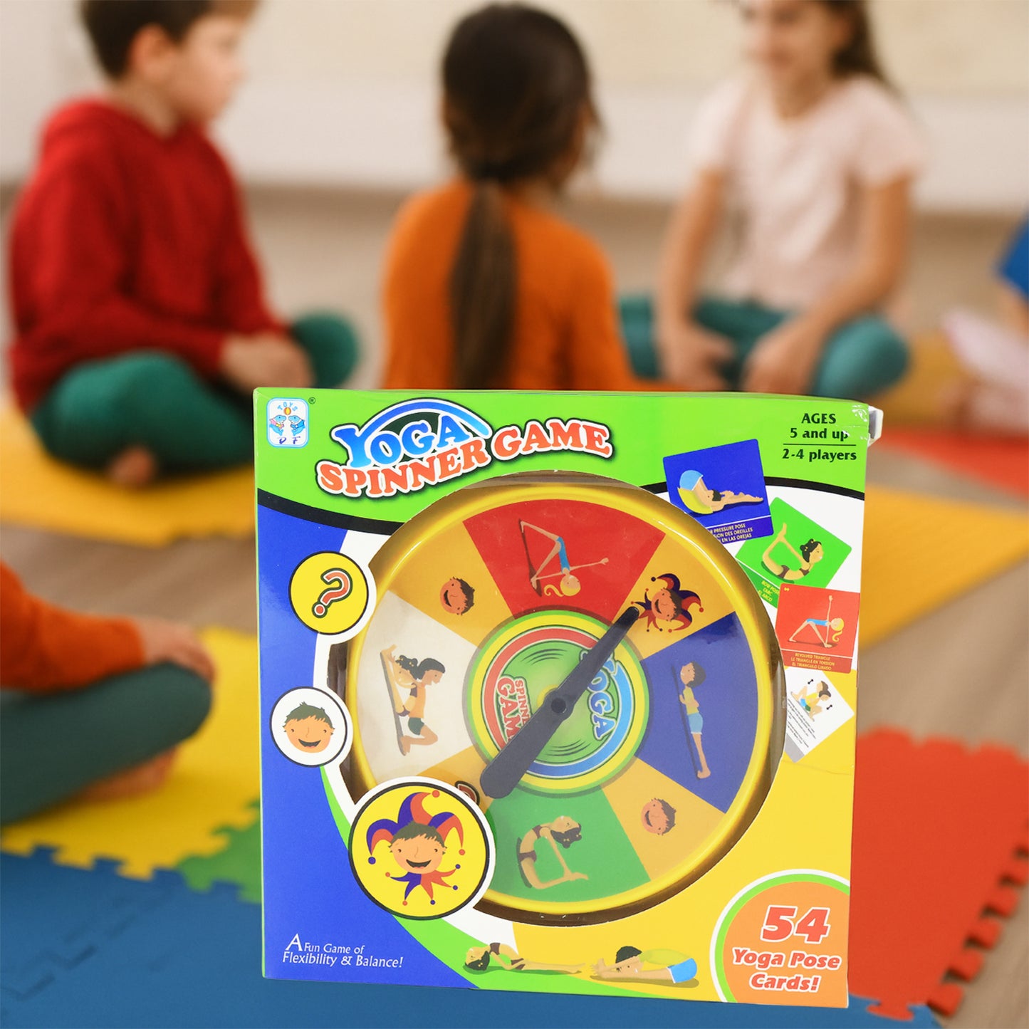 Interactive Yoga Pose Spinner Game for Kids & Adults - Fun Fitness Activity Set - Happy Price - Image 5
