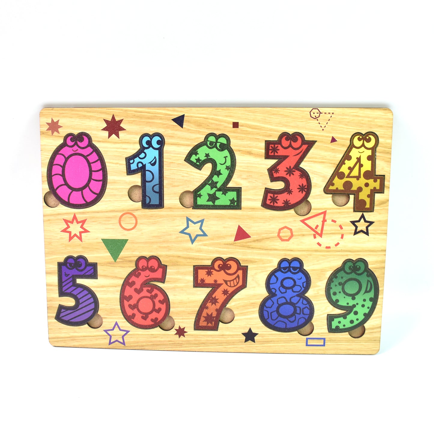 Wooden Number Puzzle Learning Educational Board (1 Set 2820 Cm) - Happy Price - Image 5