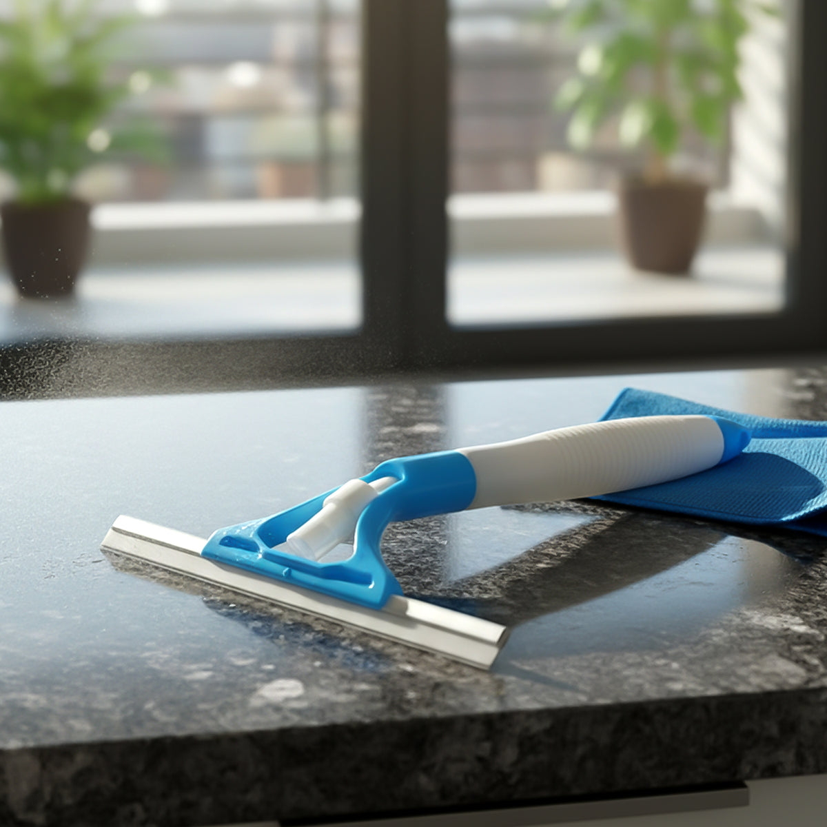 Multipurpose Window Squeegee Cleaner - Streak-Free Glass & Tile Tool (1 Pc) - Happy Price - Image 6