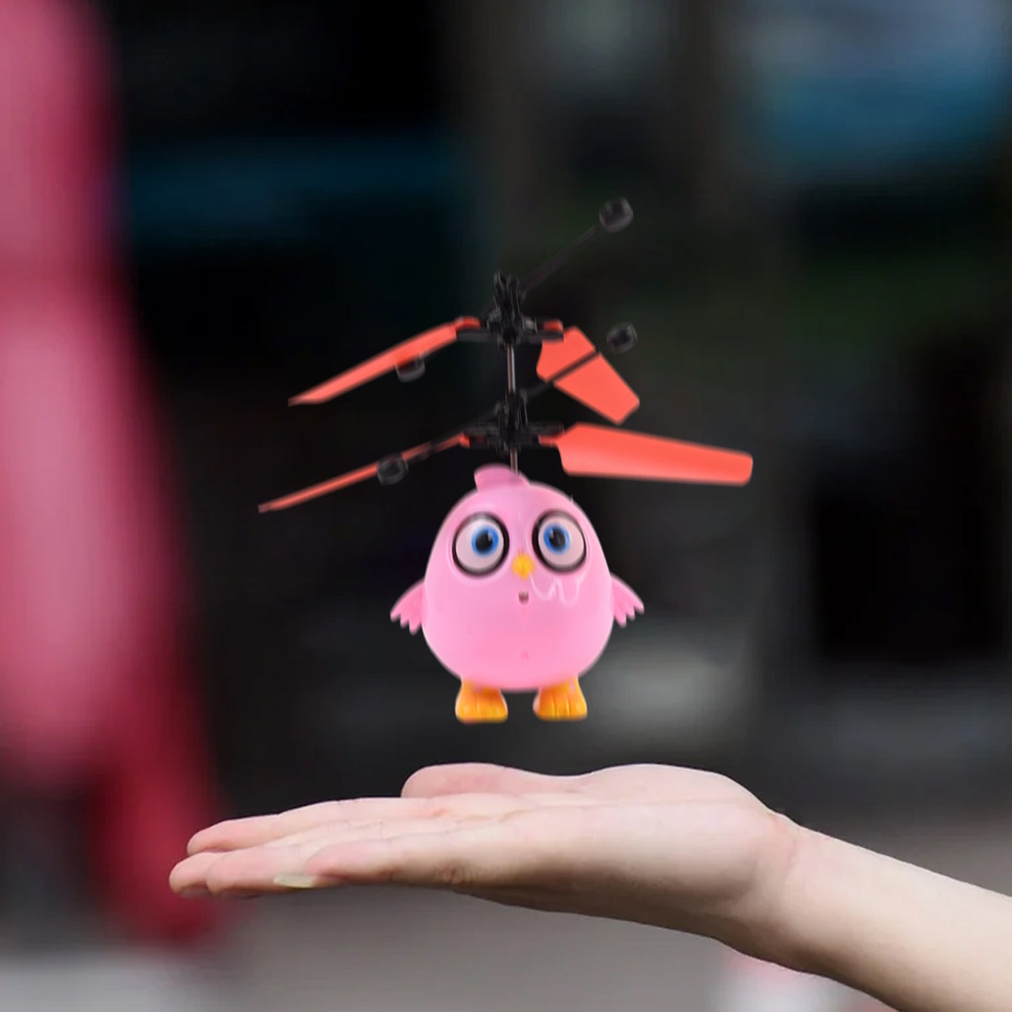 Pink Owl Remote Control Flying Toy with LED Lights (1 Set) - Great Price - Image 5