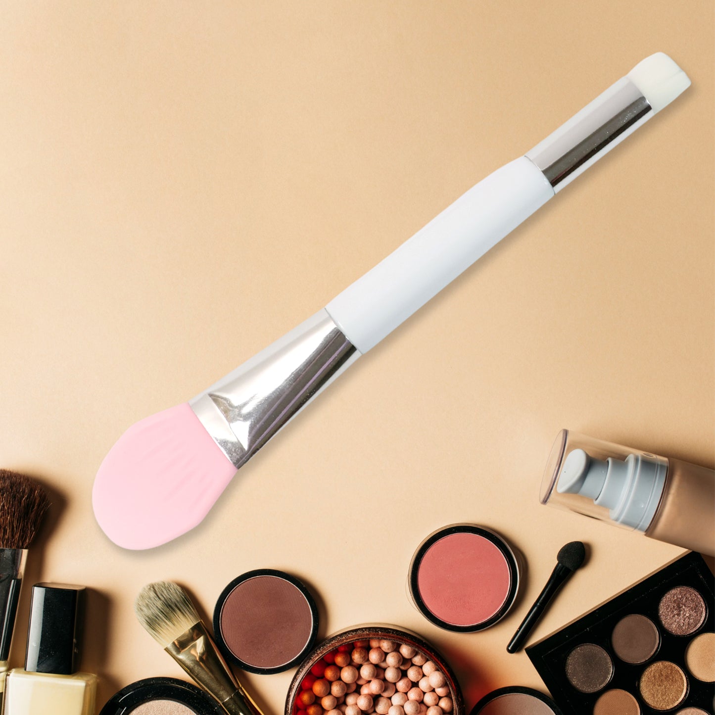 Silicone Face Mask Applicator Brush & Spatula - 1 Pc - Happy Price - Image 4