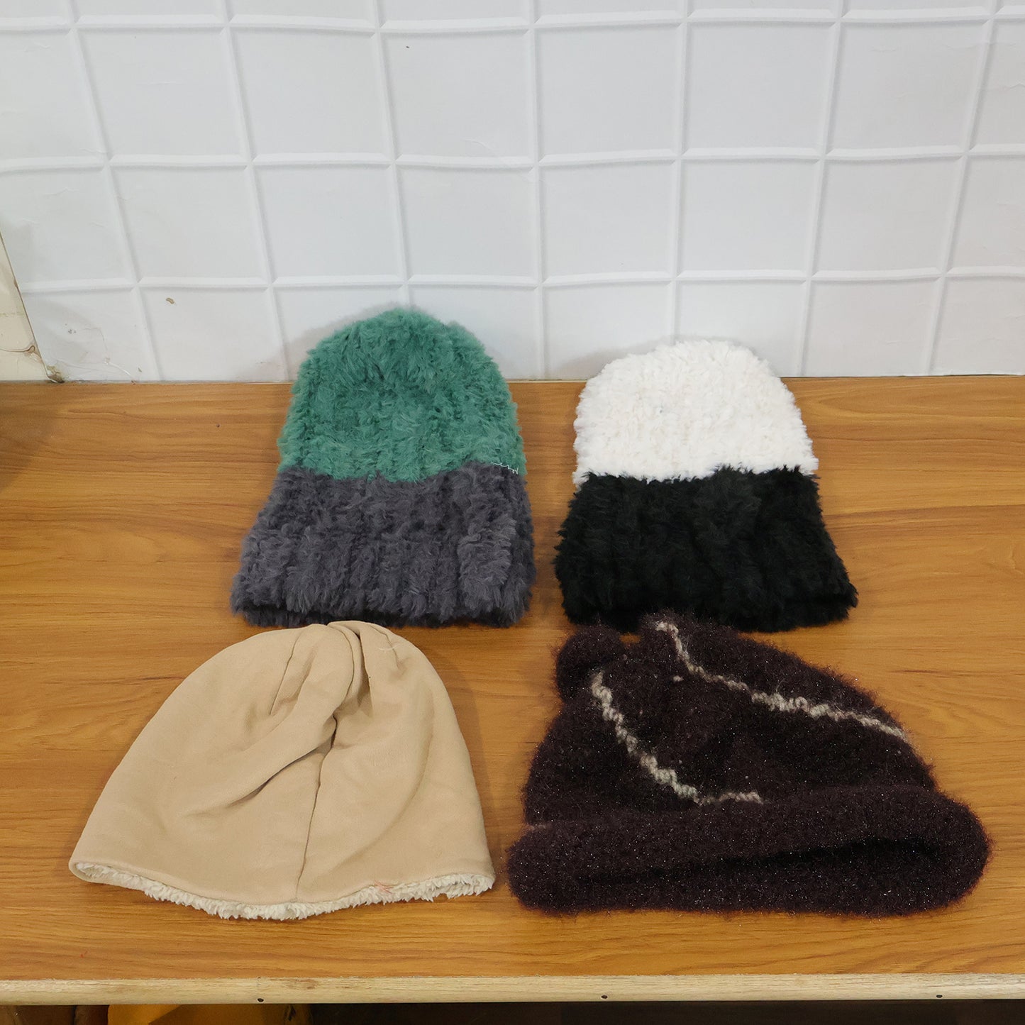 Warm Woolen Beanie Cap for Men & Women - 1 Pc Mix Design - Great Price - Image 7