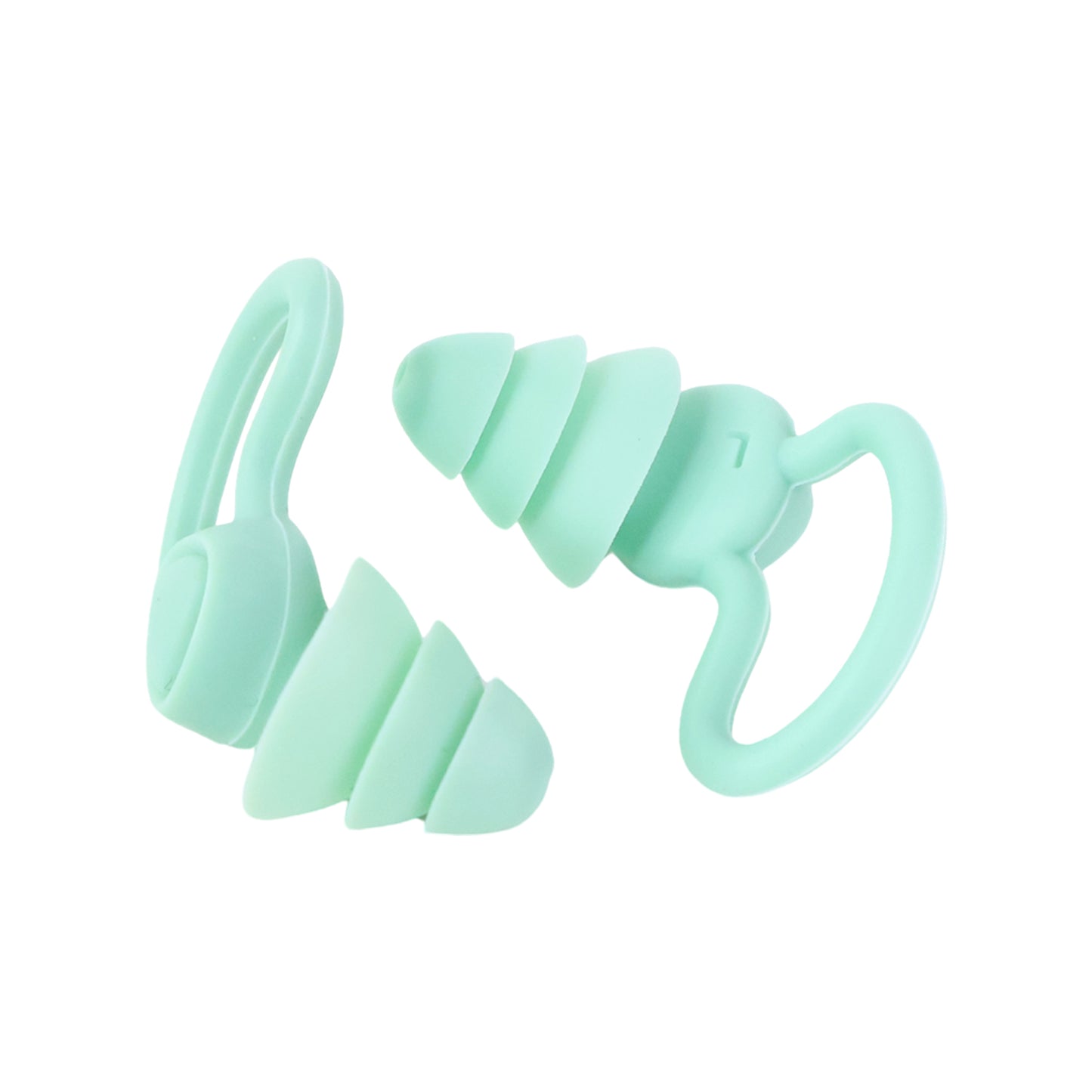 Soft Silicone Triple Layer Earplugs for Noise Reduction - 1 Pair with Case - Happy Price - Image 2