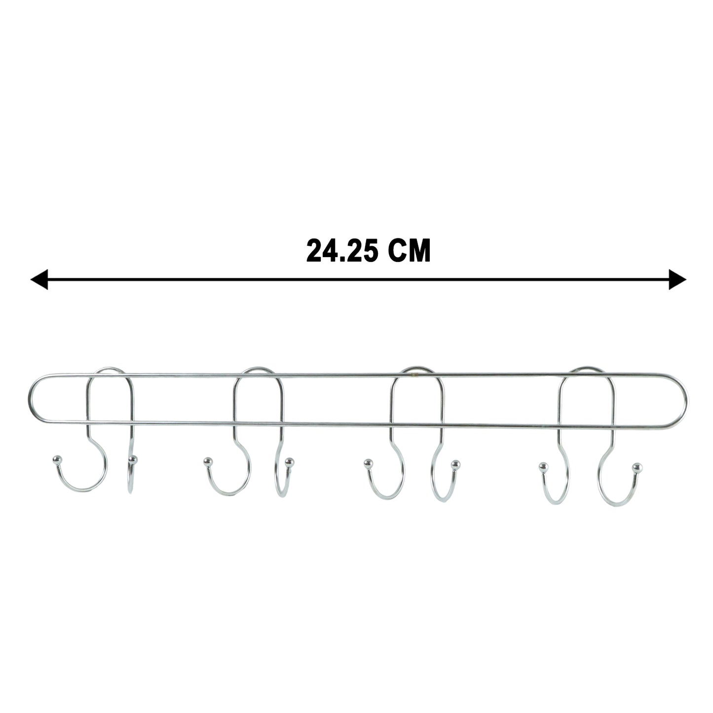 Stainless Steel Wall Hook Rack Organizer - 1 Pc - Great Price - Image 5