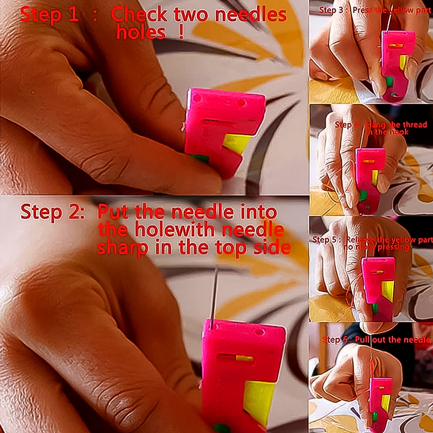 Automatic Needle Threading Device (Multicolour) - Happy Price - Image 5