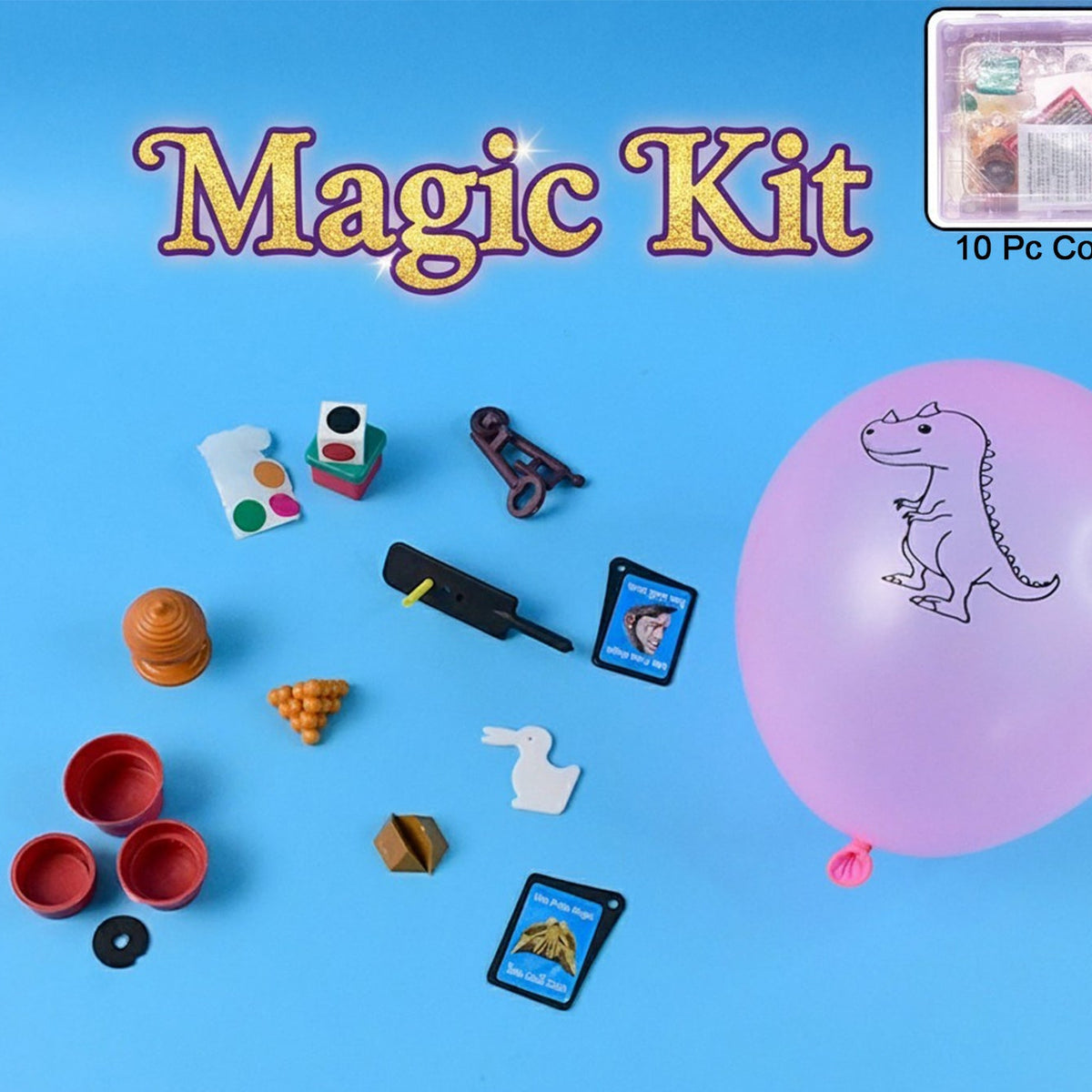 Aditi 10 Piece Kids Magic Kit Toy Set - Fun Learning & Skill Development - Happy Price - Image 1