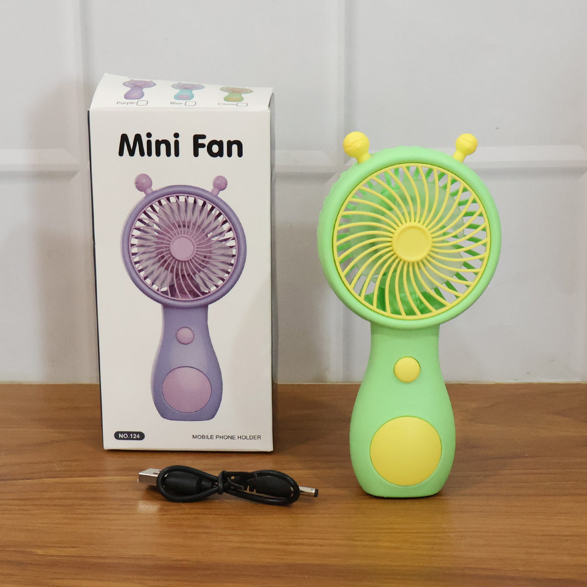 Cute Rechargeable Mini Handheld Fan for Kids - 1 Pc - Happy Price - Image 7