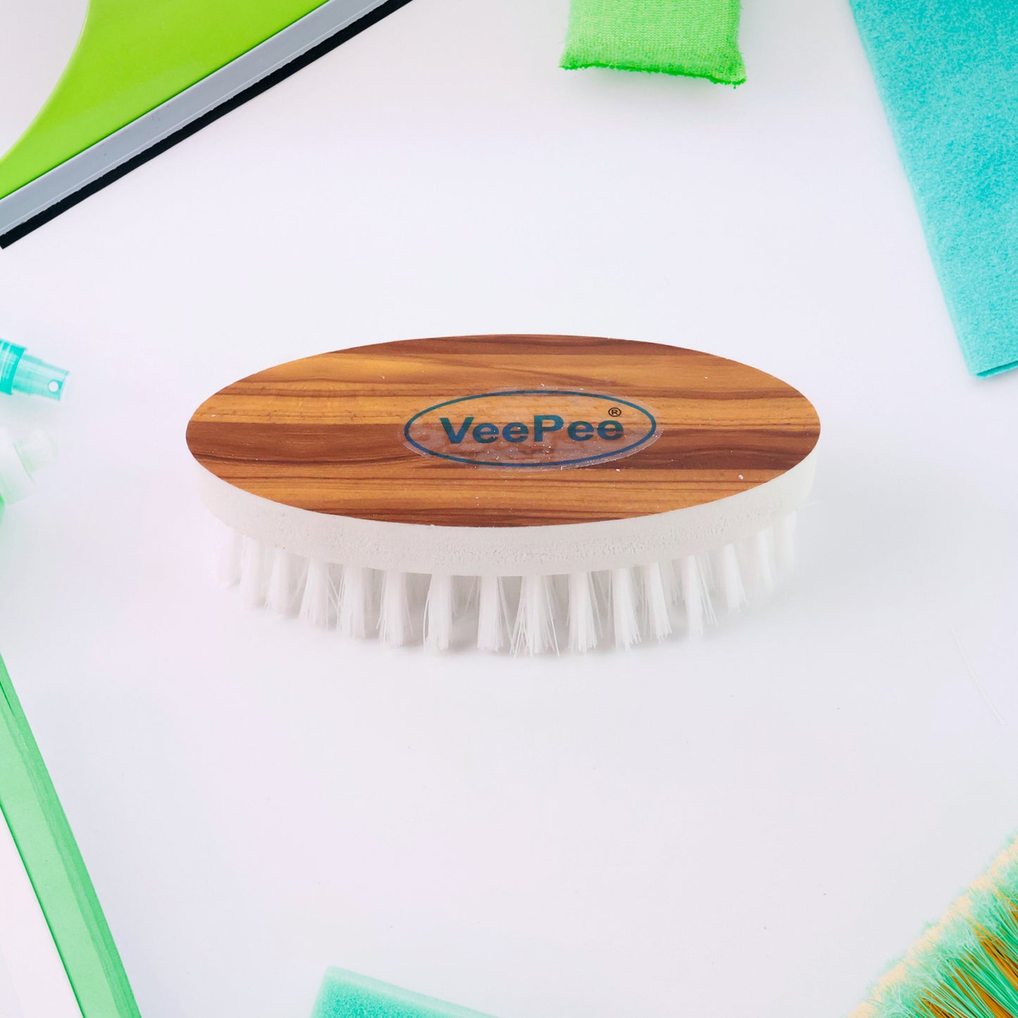 Veepee Oval Cloth Washing Brush Set (4 Pc) - Happy Price - Image 4