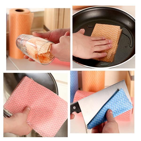 Non Wooven Fabric Disposable Handy Wipe Cleaning Cloth Roll (1pc) - Happy Price - Image 6