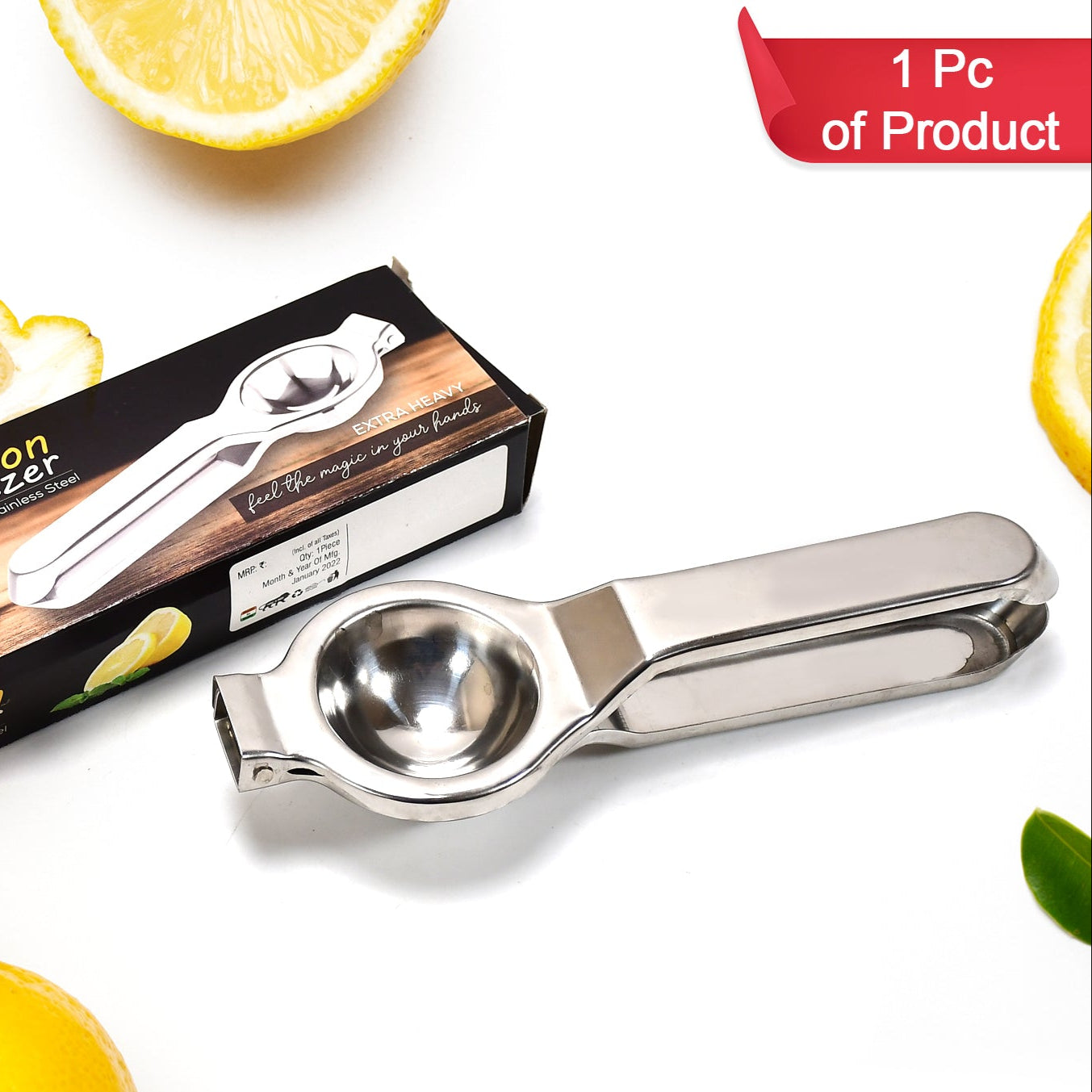 Stainless Steel Lemon Squeezer - Happy Price - Image 1