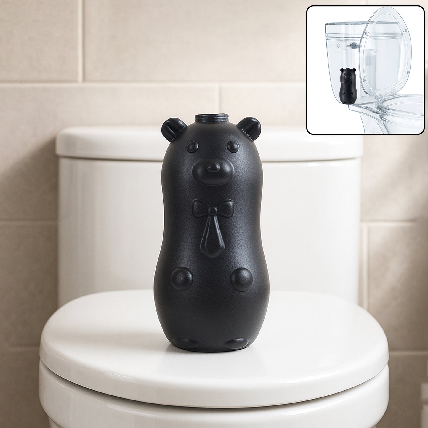 Bear Shaped Automatic Toilet Tank Cleaner - 1 Pc - Happy Price - Image 4