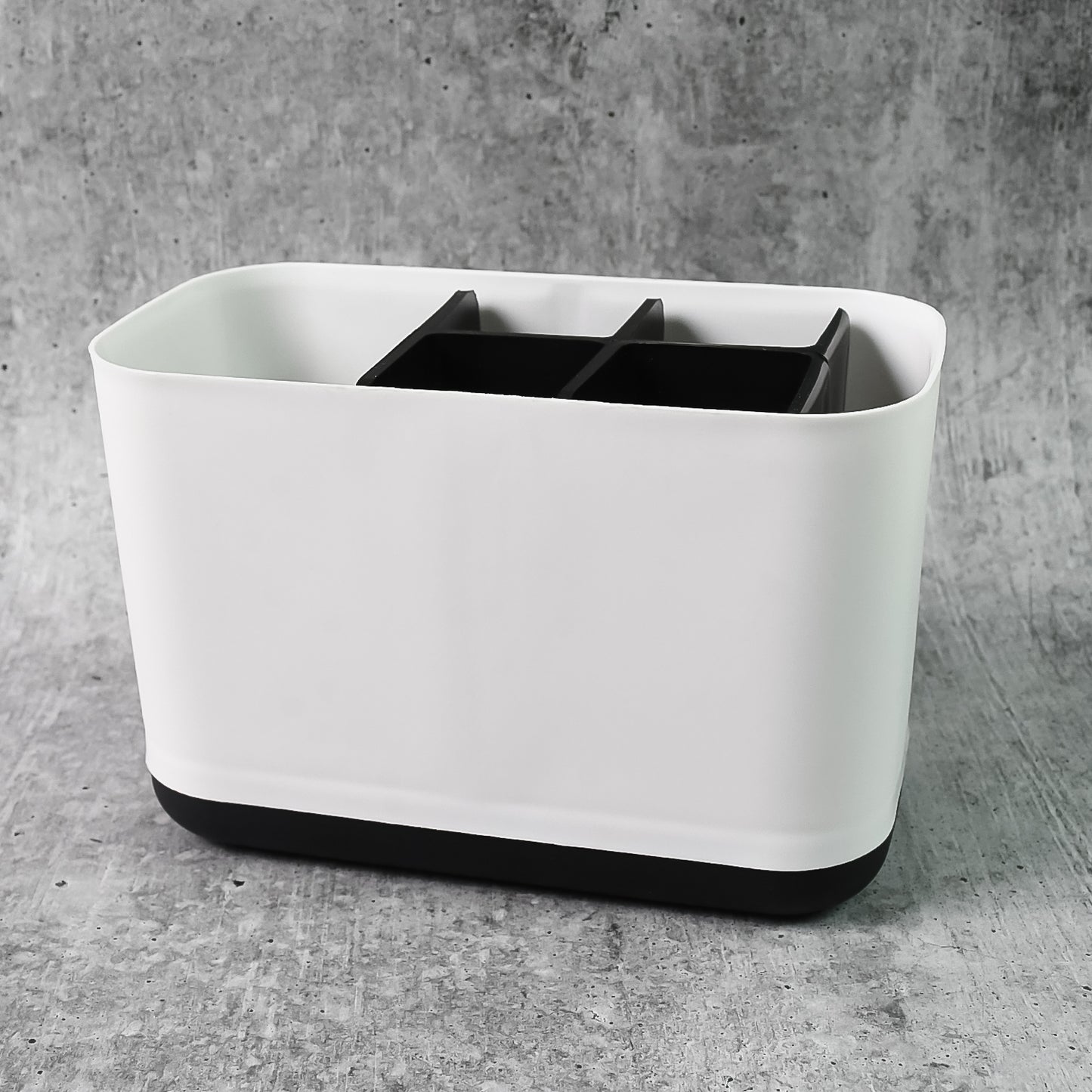 6 Compartment Multi Purpose Organizer Toothbrush Holder Stand Plastic Caddy (1 Pc) - Happy Price - Image 2