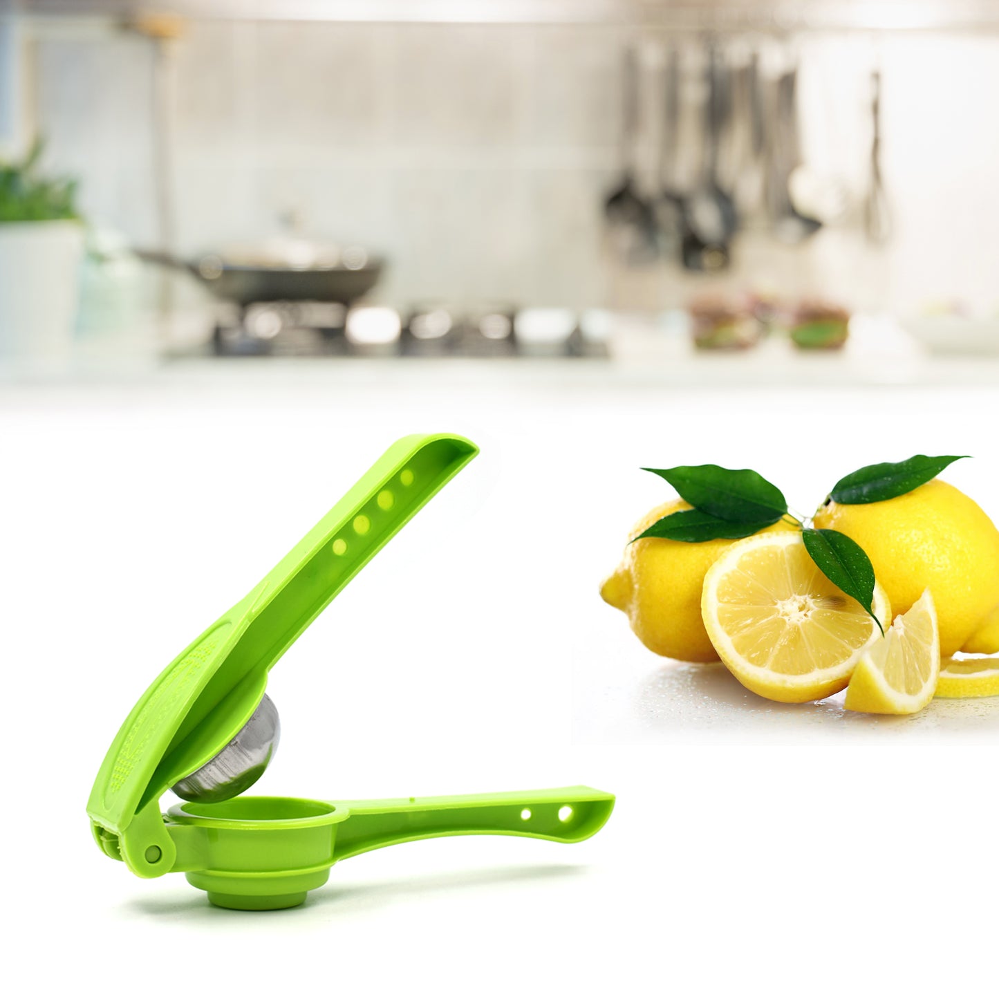 Plastic Lemon Squeezer Cum Opener 2 In 1 Lemon Squeezer - Happy Price - Image 2