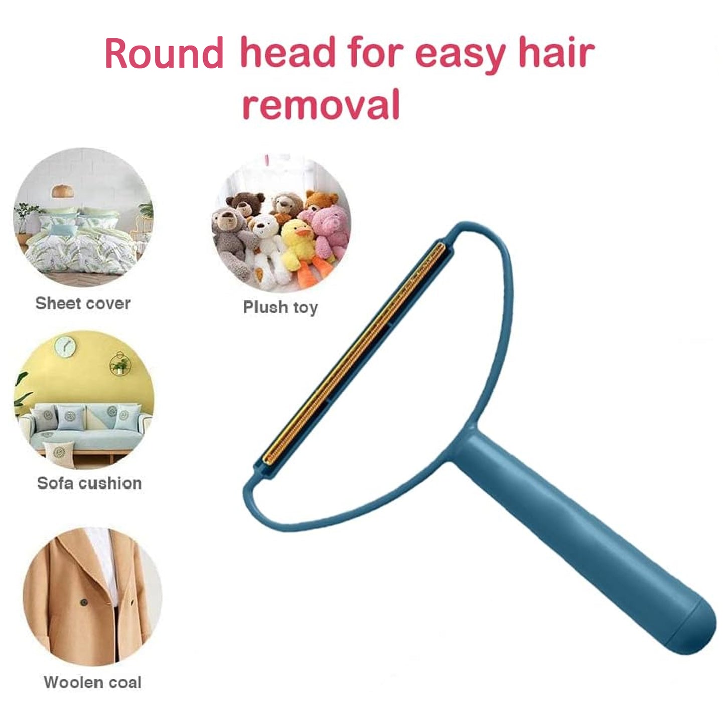 2-in-1 Portable Fabric Lint Remover & Sweater Comb with Long Handle (1 Pc) - Happy Price - Image 1
