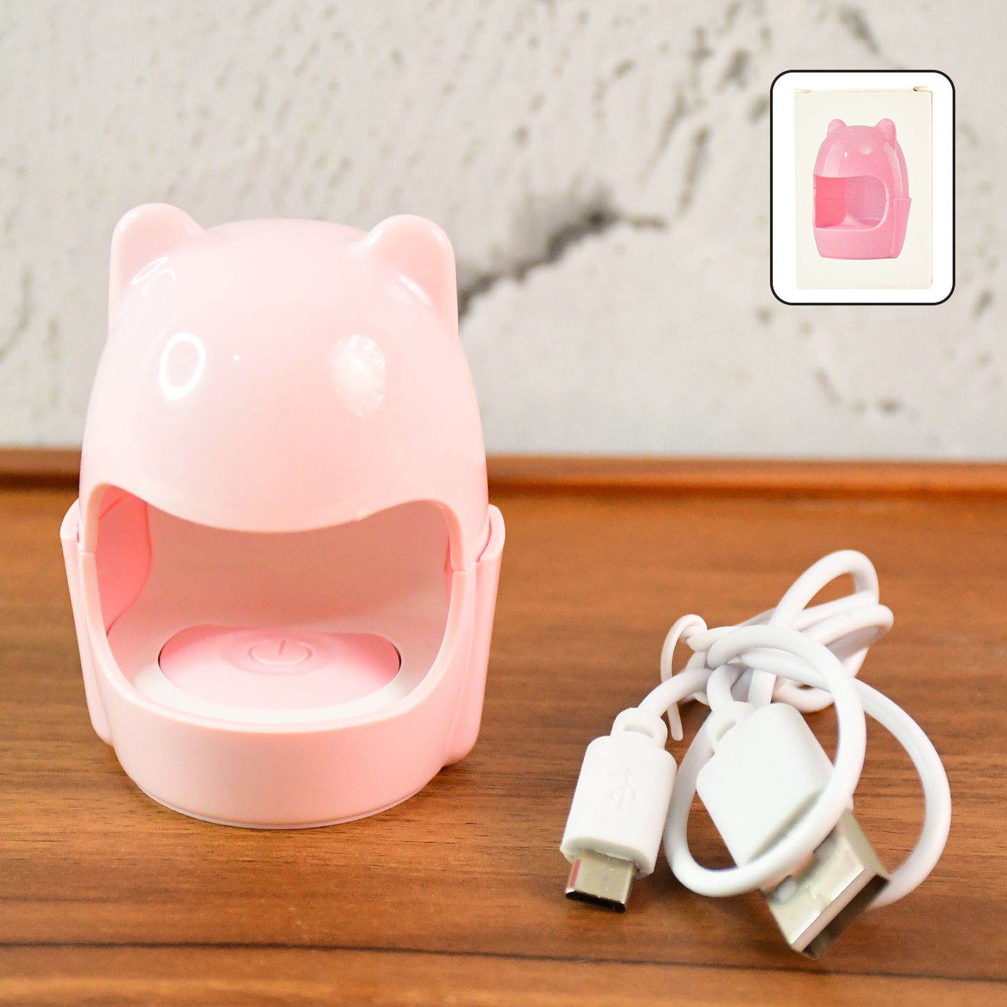 Mini Led Nail Dryer Usb Rechargeable Nail Polish Curing Lamp (1 Pc) - Happy Price - Image 2