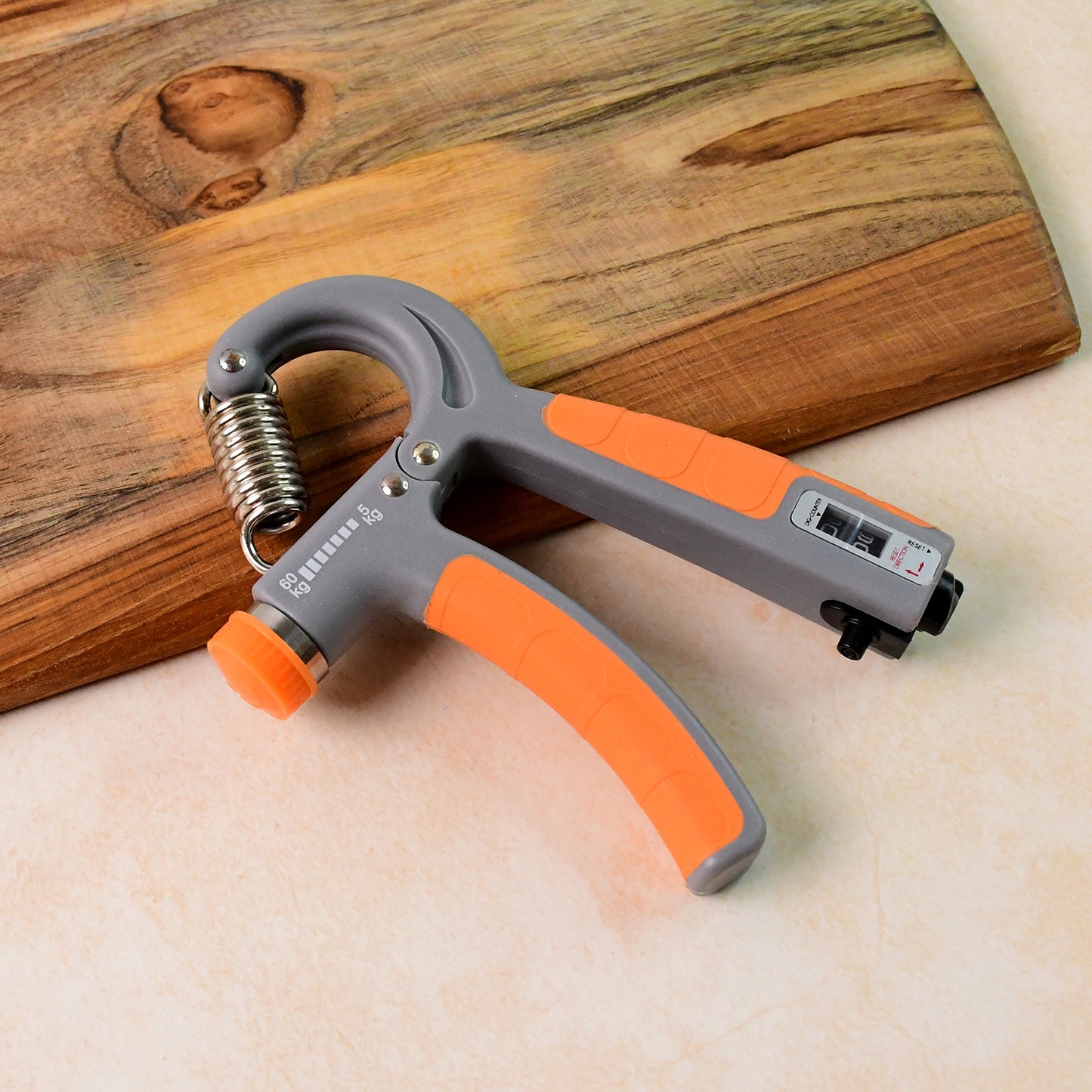 Adjustable Hand Grip Strengthener with Counter - 5kg to 60kg Resistance, 1 Pc - Happy Price - Image 4