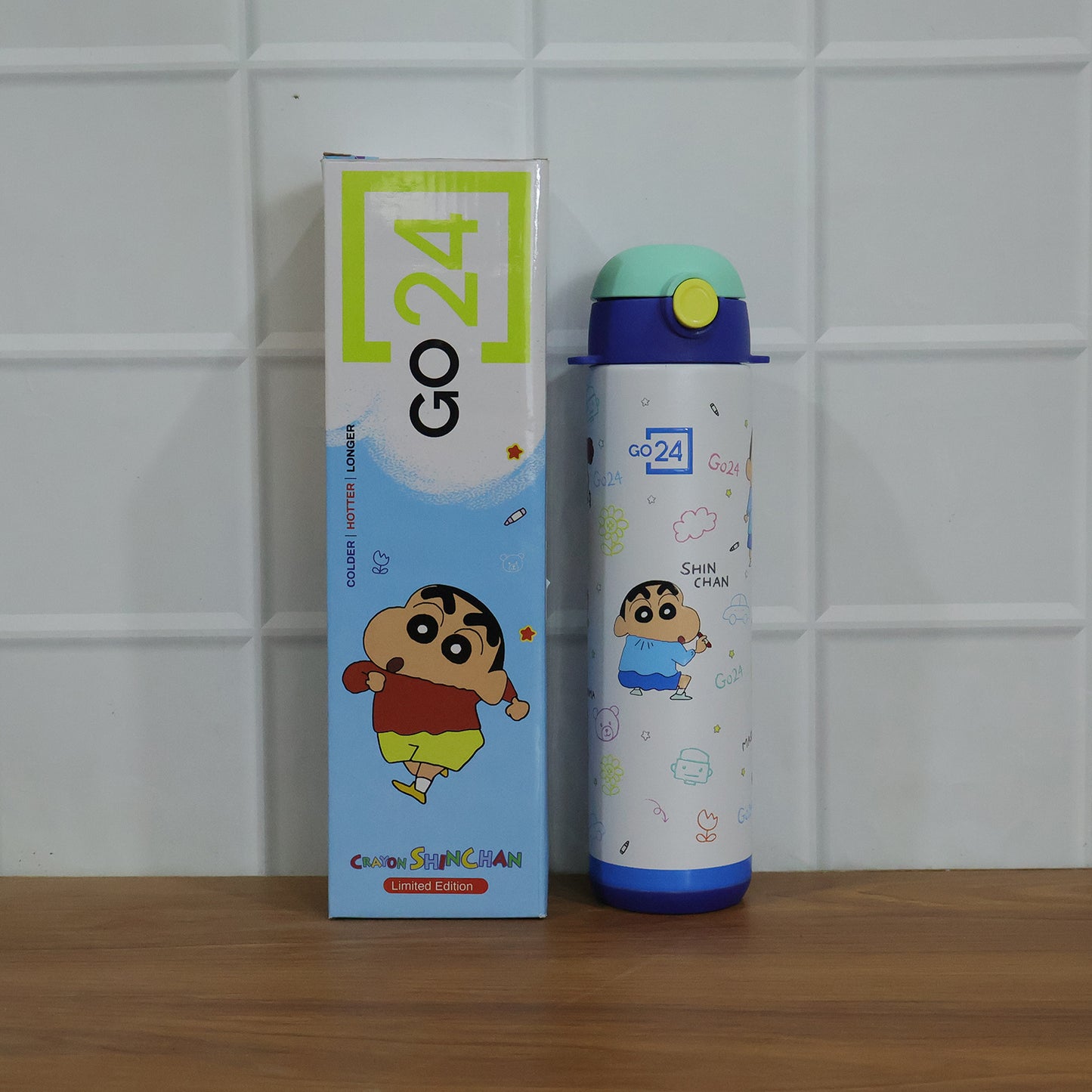 Kids Stainless Steel Water Bottle 500 ML - Leakproof Sipper with Strap - Great Price - Image 6