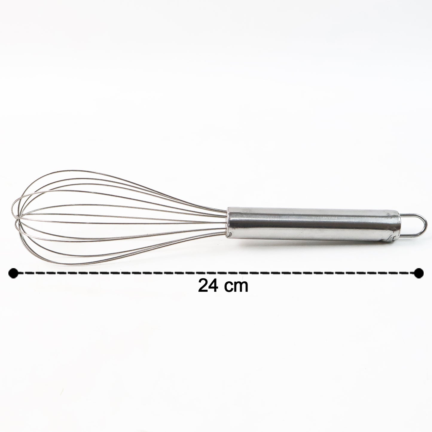 Medium Stainless Steel Balloon Whisk (24cm 1 Pc) - Happy Price - Image 6