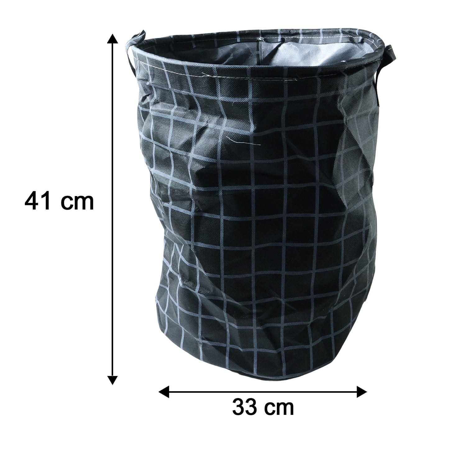 Foldable Fabric Laundry Basket with Handles - 44x35 Cm (1 Pc) - Great Price - Image 5