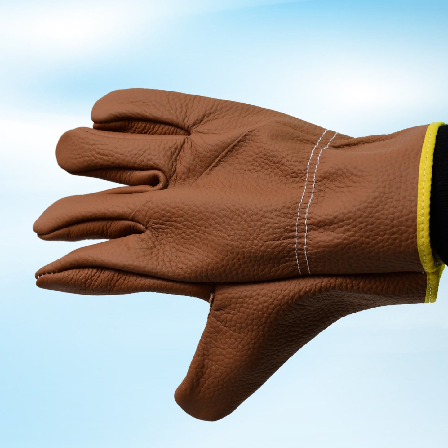 Gloves Gardening Gloves For Men Women Leather Gloves Heavy Duty Gloves (1 Pair) - Happy Price - Image 3