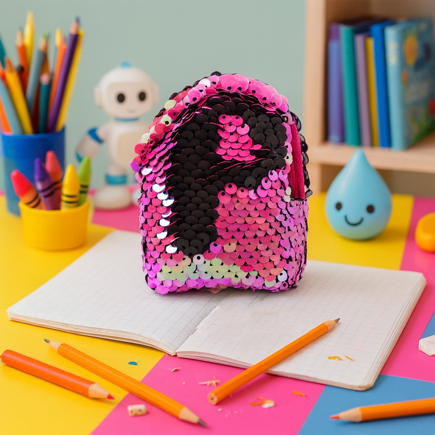 Sparkle Sequin Mini Backpack Pouch - 1 Pc - Happy Price - Image 6