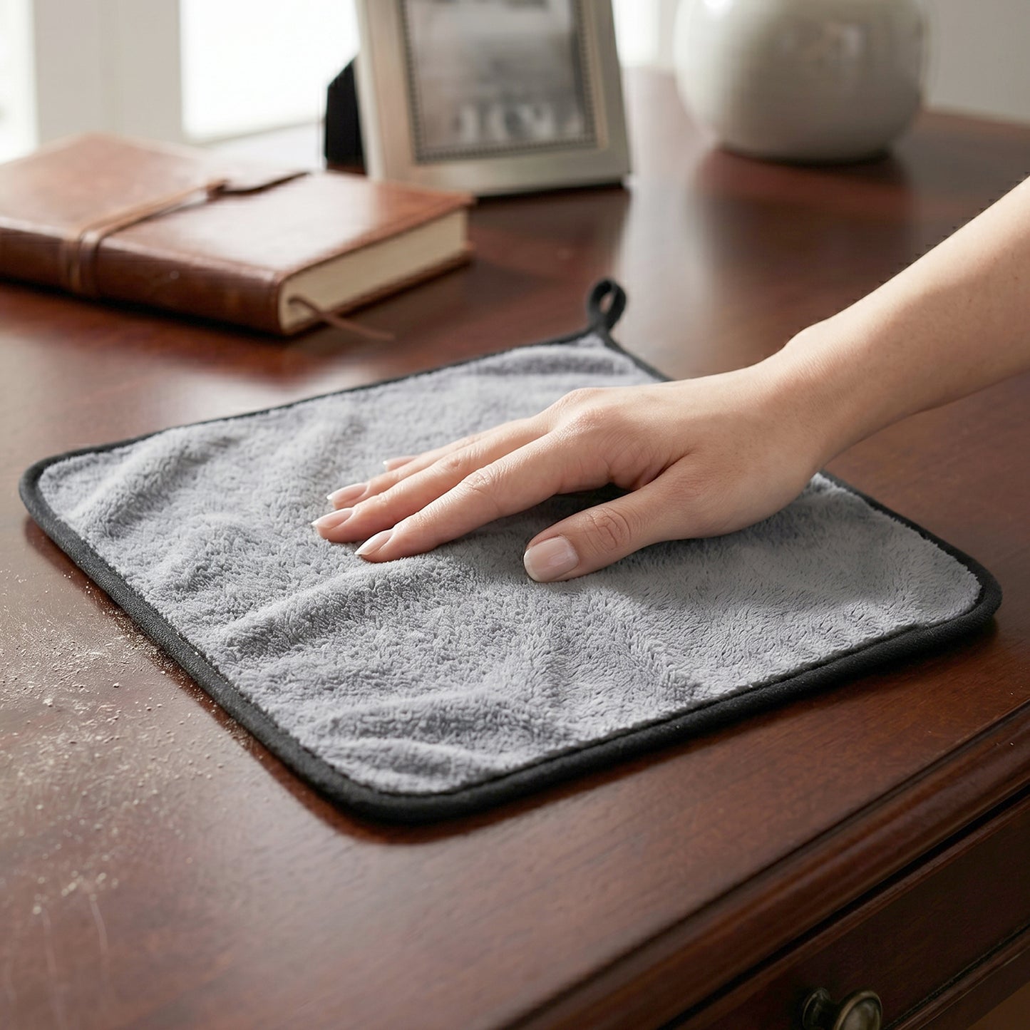 Microfiber Cleaning Cloth 40x40cm for Home & Kitchen - 1 Pc - Happy Price - Image 6