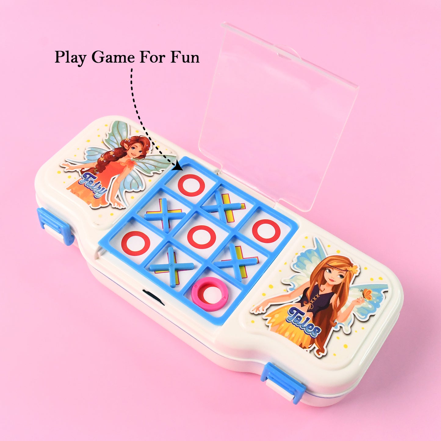 Kids Pencil Box With Built-in Tic Tac Toe Game - Happy Price - Image 5
