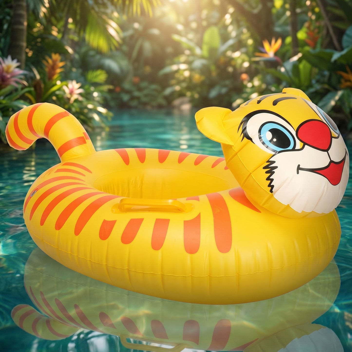 Cartoon Animal Inflatable Kids Swimming Ring - 1 Pc Mix Design - Great Price - Image 3
