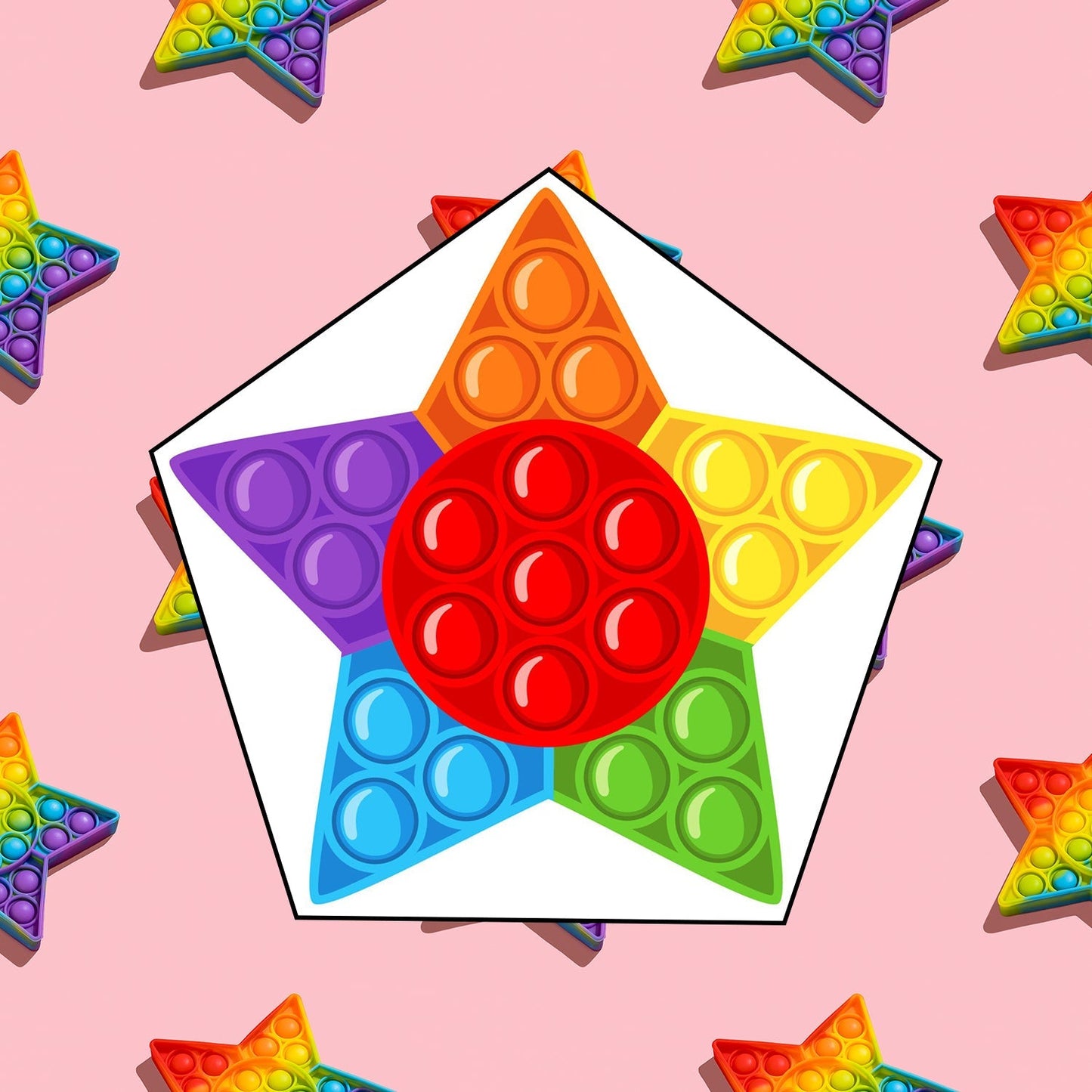 Star Fidget Toy And Fidget Tool Used For Playing Purposes And All Especially For Kids. - Happy Price - Image 2