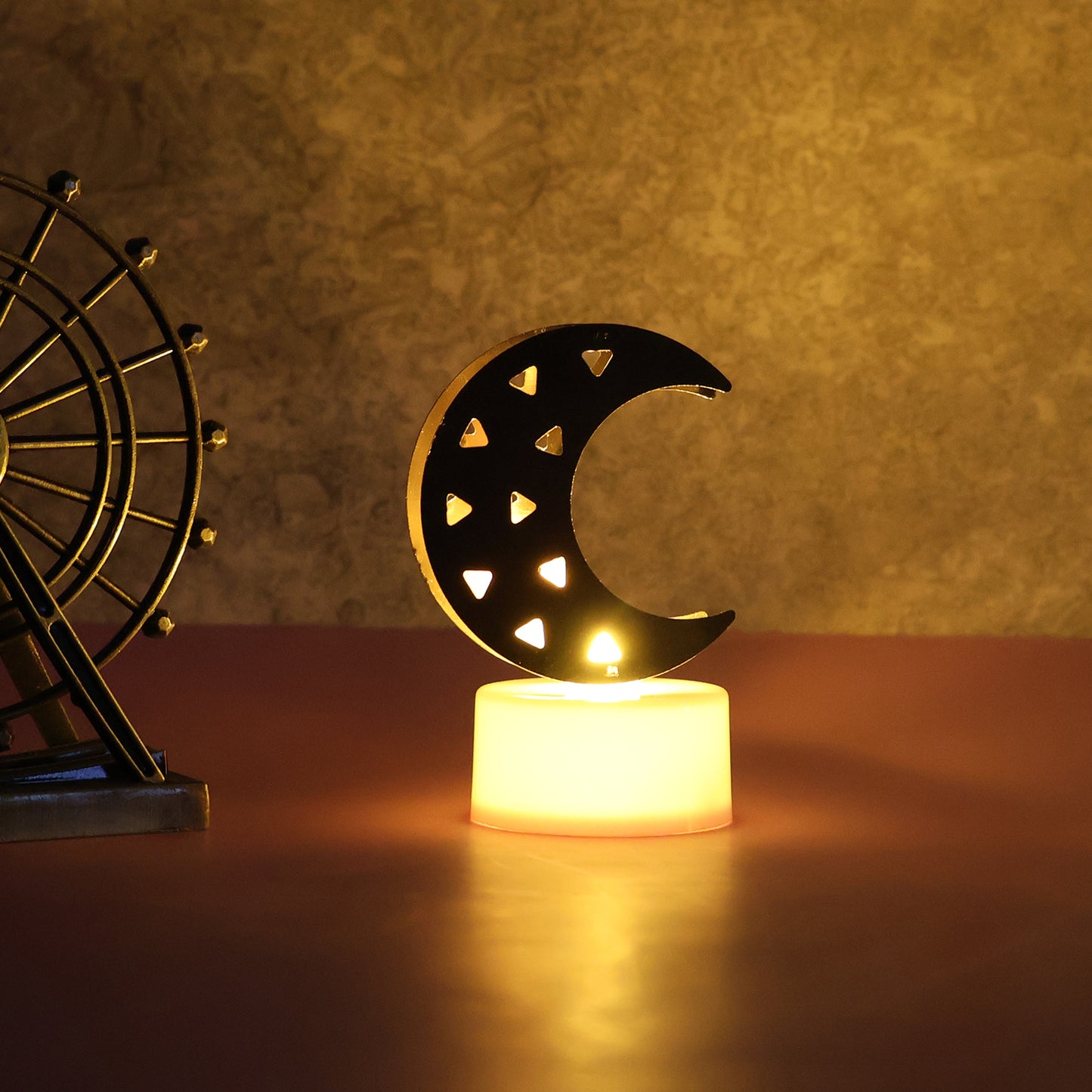 Decorative Moon Flameless LED Candles - Set of 4 - Happy Price - Image 5