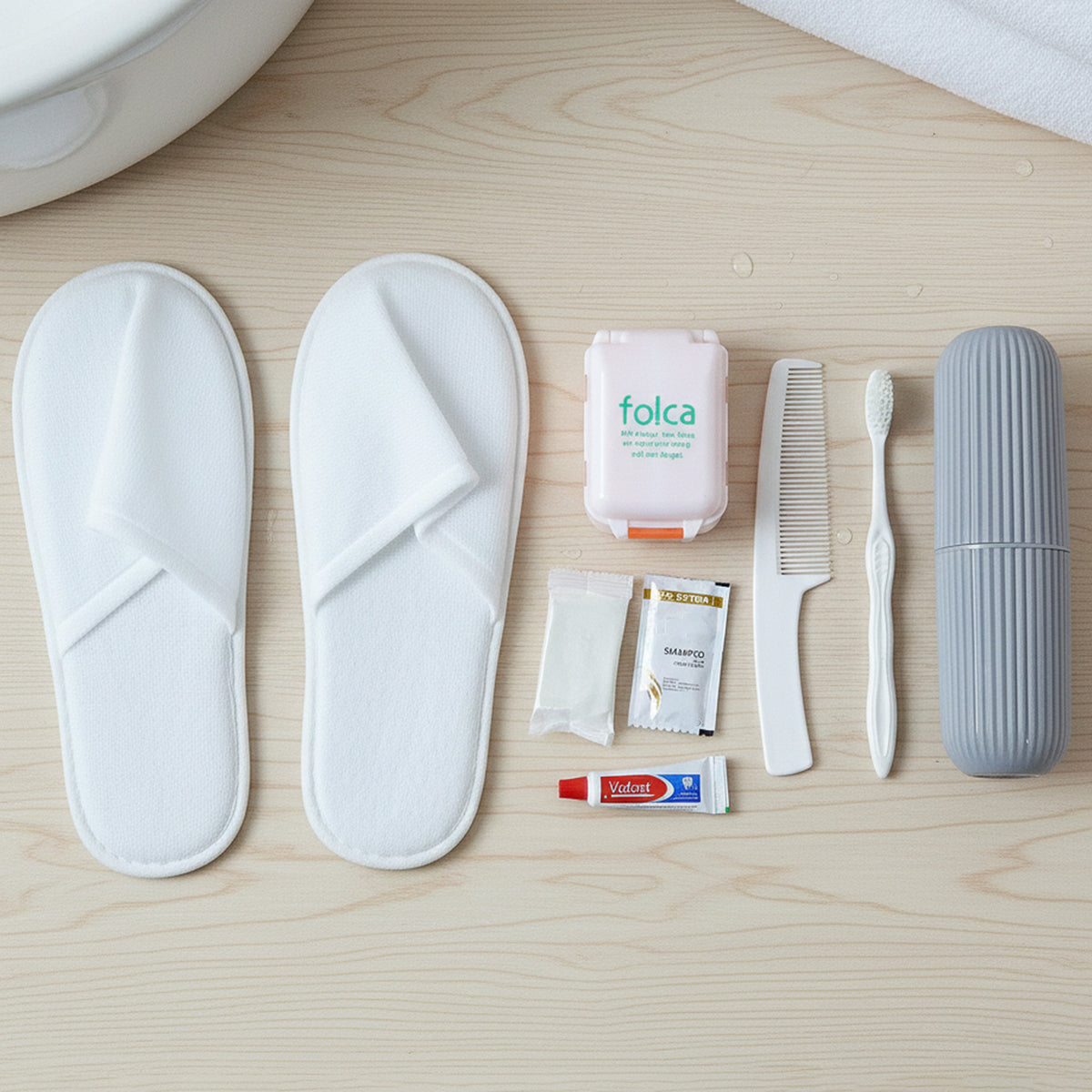 8-in-1 Compact Travel Grooming Essentials Kit (1 Set) - Happy Price - Image 2