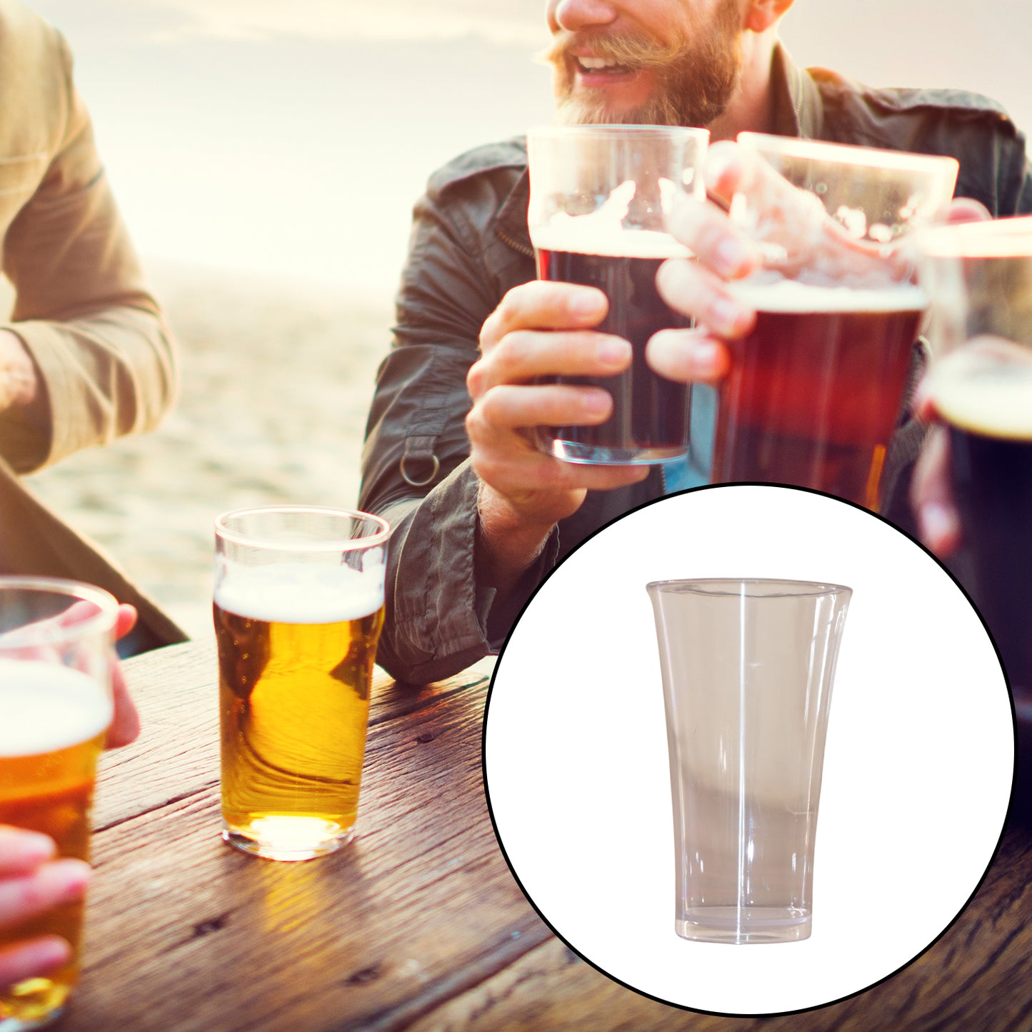 Drinking Glass Juice Glass Water Glass Set Of 6 Transparent Glass - Happy Price - Image 5