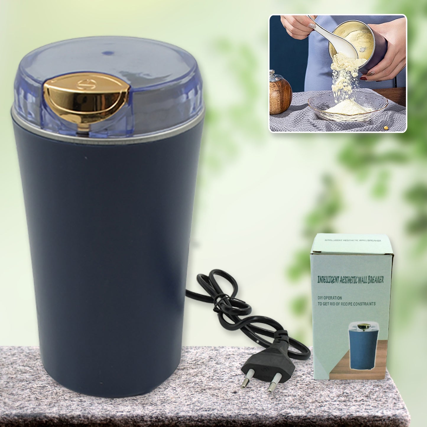 Mini Mixer Small Blander Power Full Mini Grinder Electric Coffee Bean Grinder Grinder Machine Portable Grinder For Home And Office. - Happy Price - Image 4