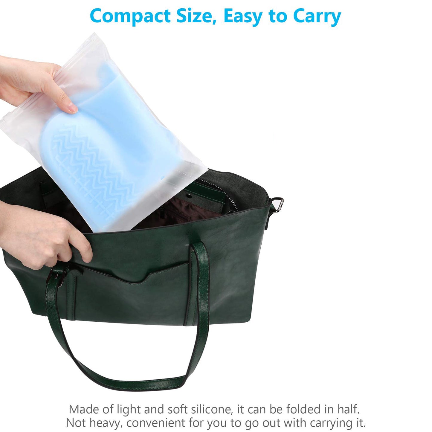 Non-slip Silicone Rain Reusable Anti Skid Waterproof Fordable Boot Shoe Cover - Happy Price - Image 5