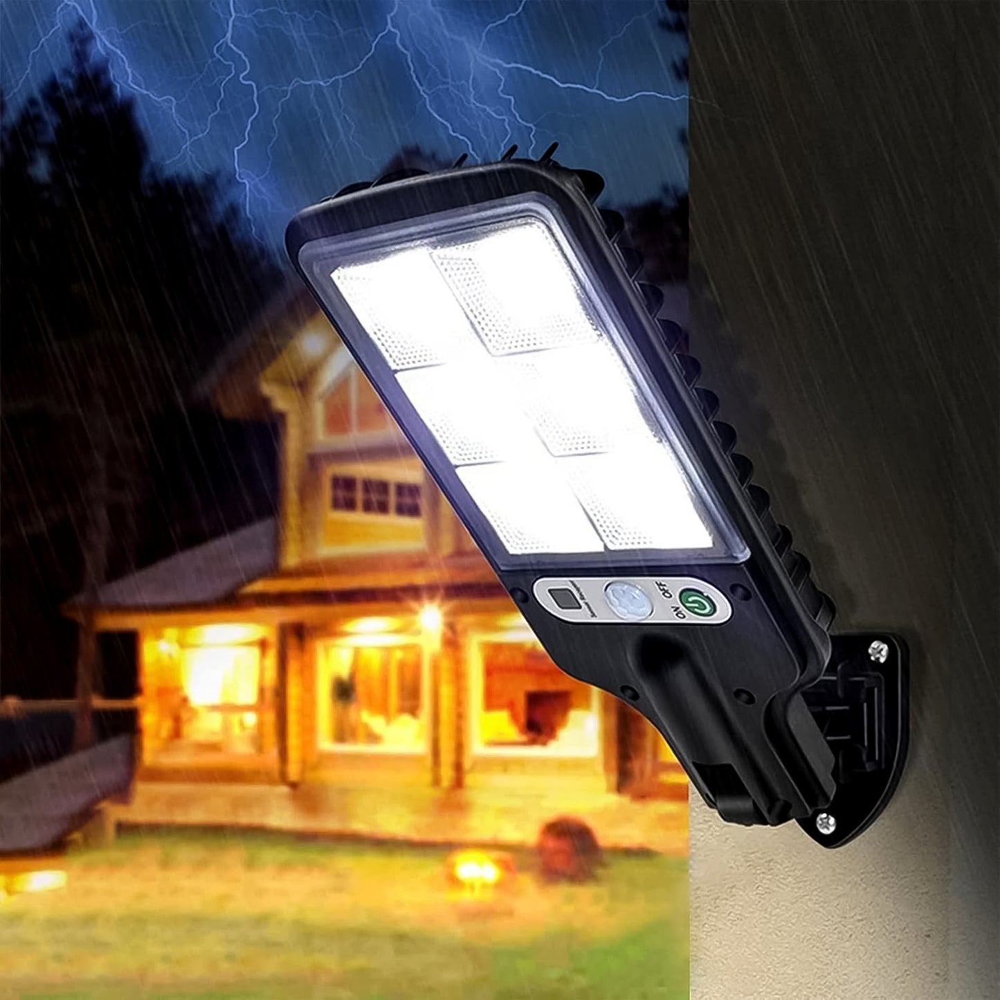 High-power Solar Led Street Light With Motion Sensor Remote Control - Happy Price - Image 5
