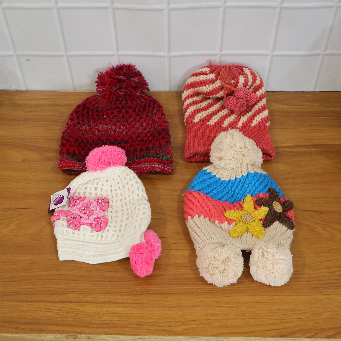 Warm Knitted Woolen Cap for Men & Women - 1 Pc Mix Design - Great Price - Image 7
