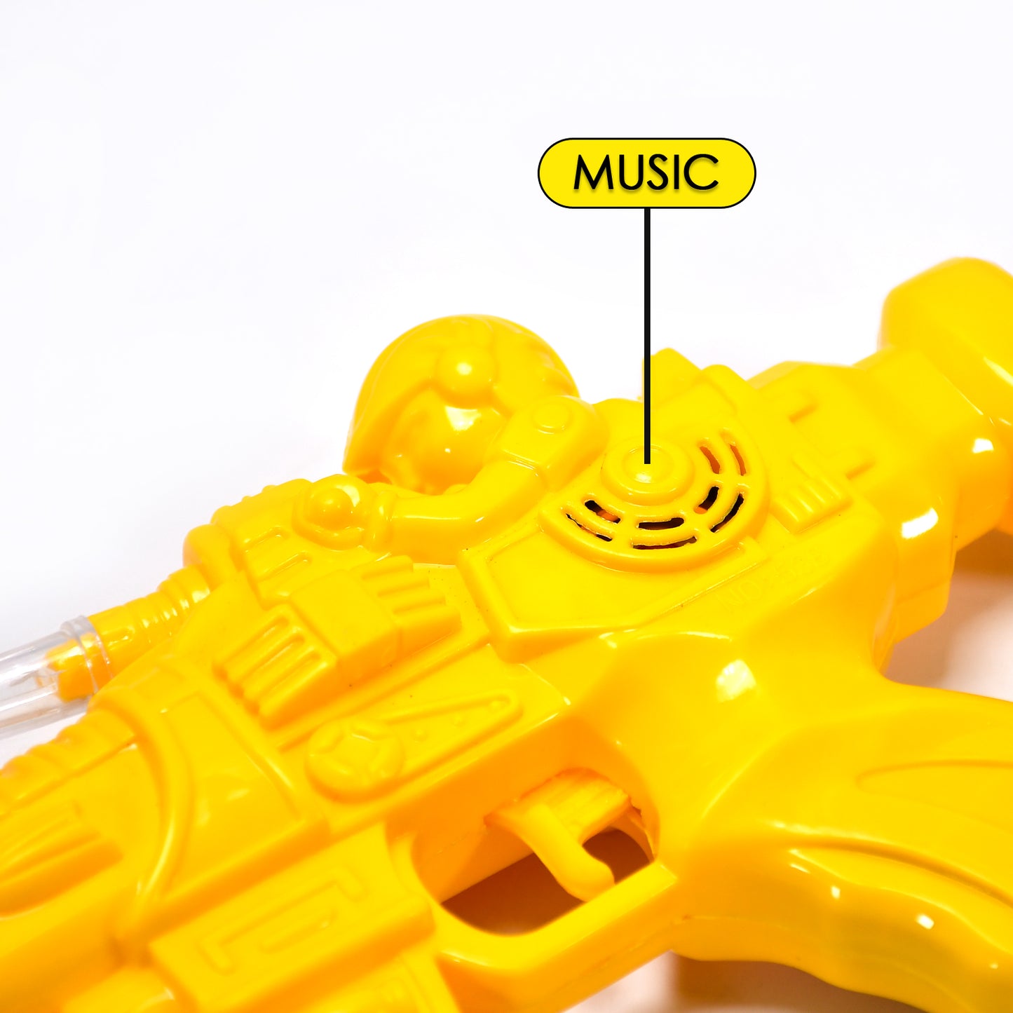 Concept Musical Transparent Glow Gear Gun With Rainbow Light ( 1 Pcs ) - Happy Price - Image 5