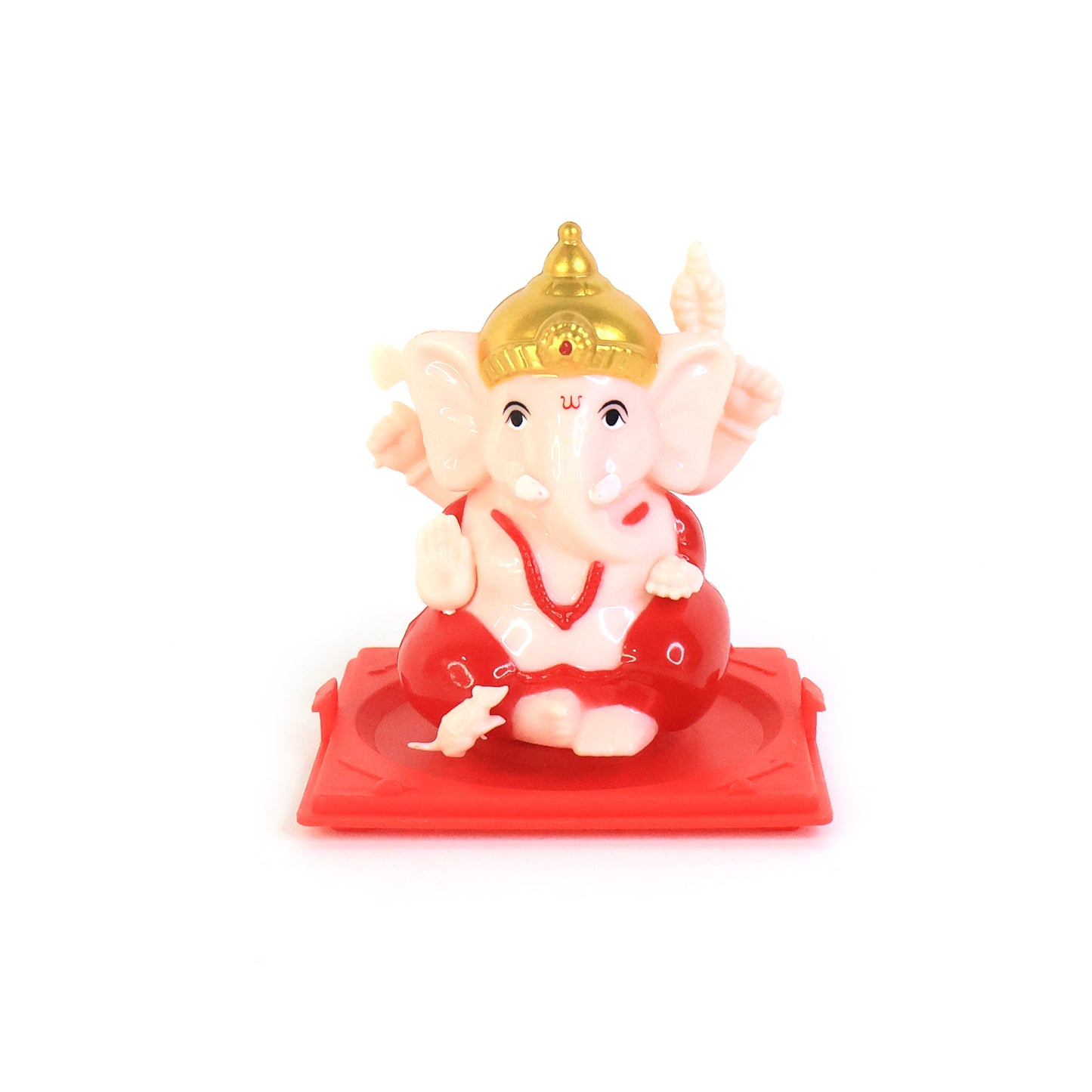 Lord Ganesh Idol in Transparent Case - 1 Pc - Happy Price - Image 2