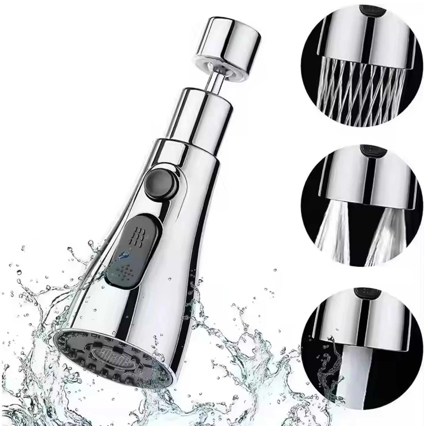 Kitchen Faucet 3-function Pull Down Sink Sprayer (1 Pc) - Happy Price - Image 2