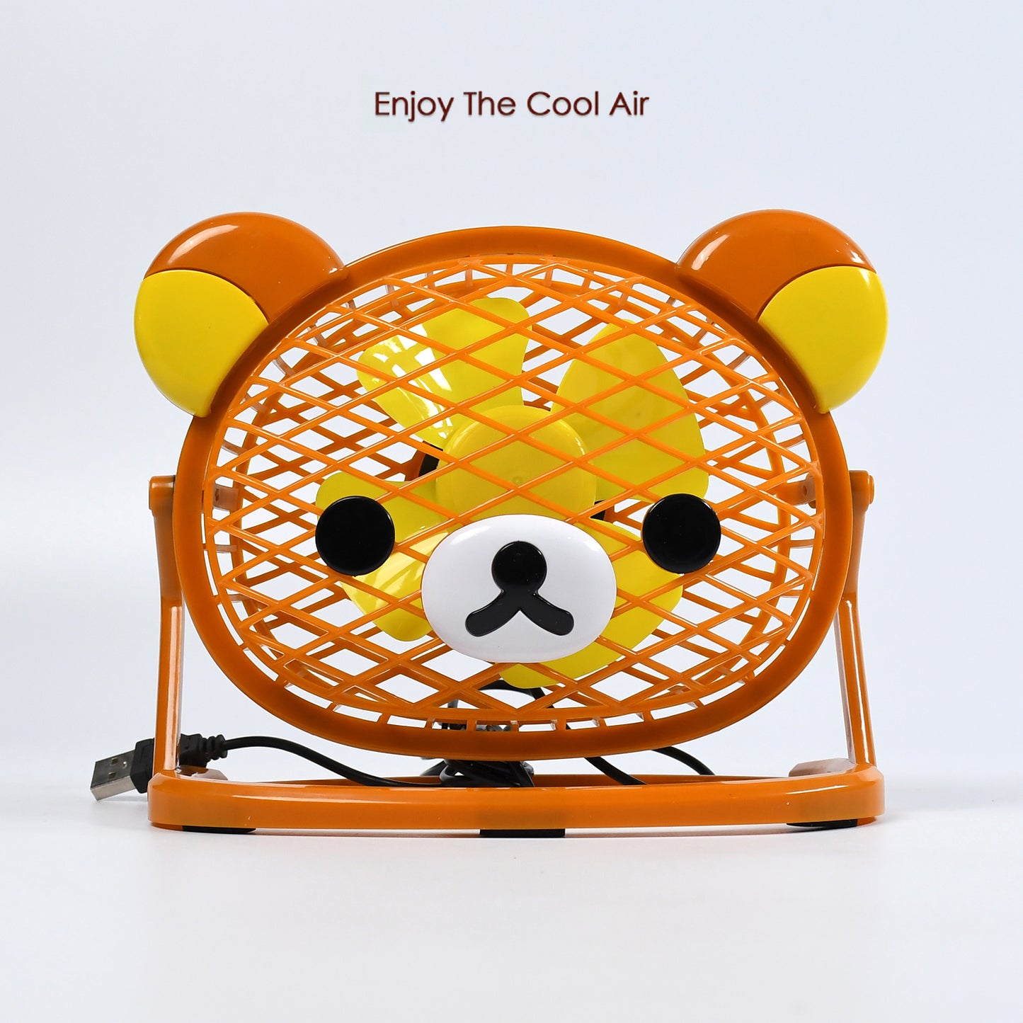 Teddy Bear Portable Fan Adjustable Usb Fan Suitable For Home Office Car Multi Use Fan (Battery Not Include) - Happy Price - Image 4